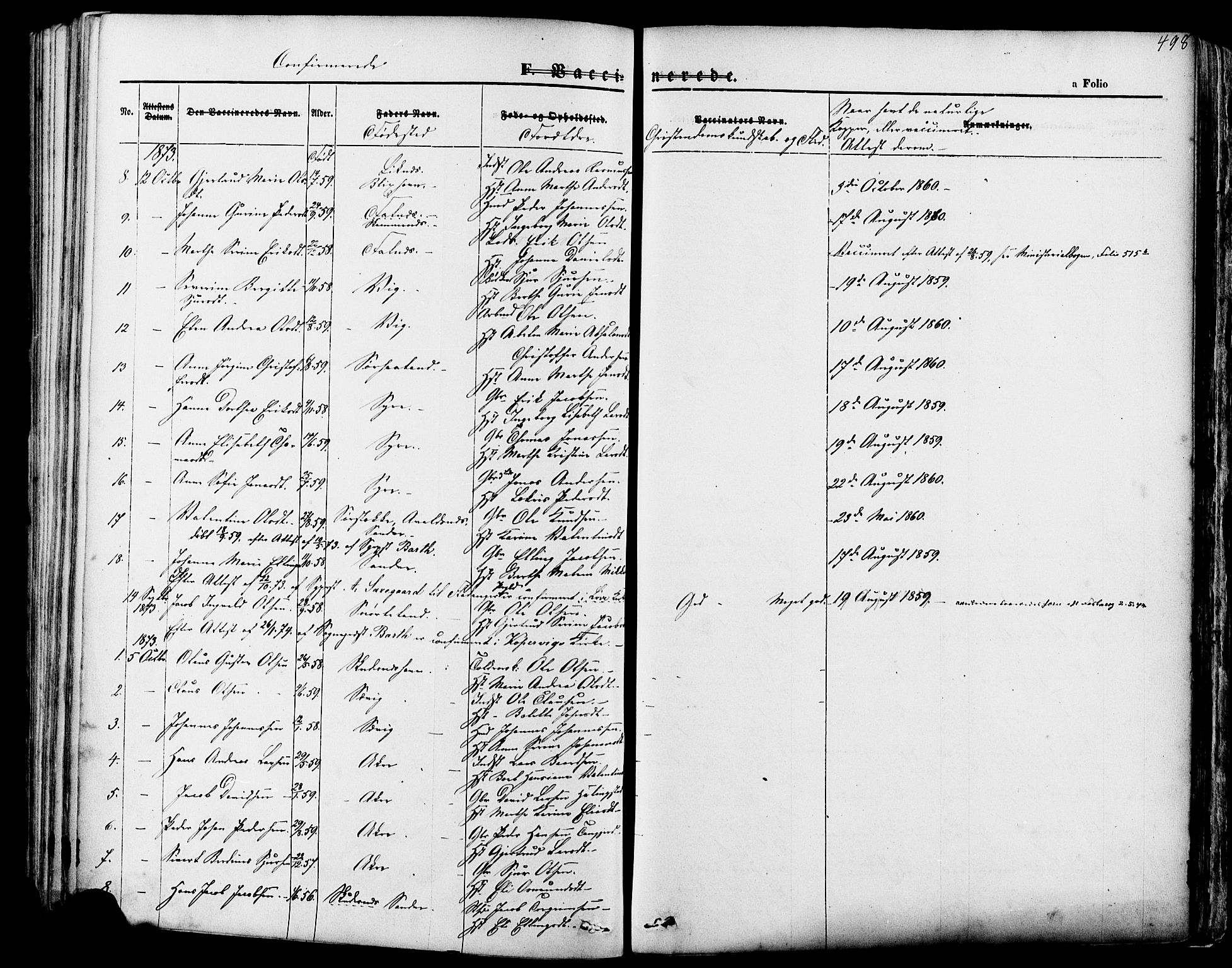 Skudenes sokneprestkontor, AV/SAST-A -101849/H/Ha/Haa/L0006: Parish register (official) no. A 4, 1864-1881, p. 498