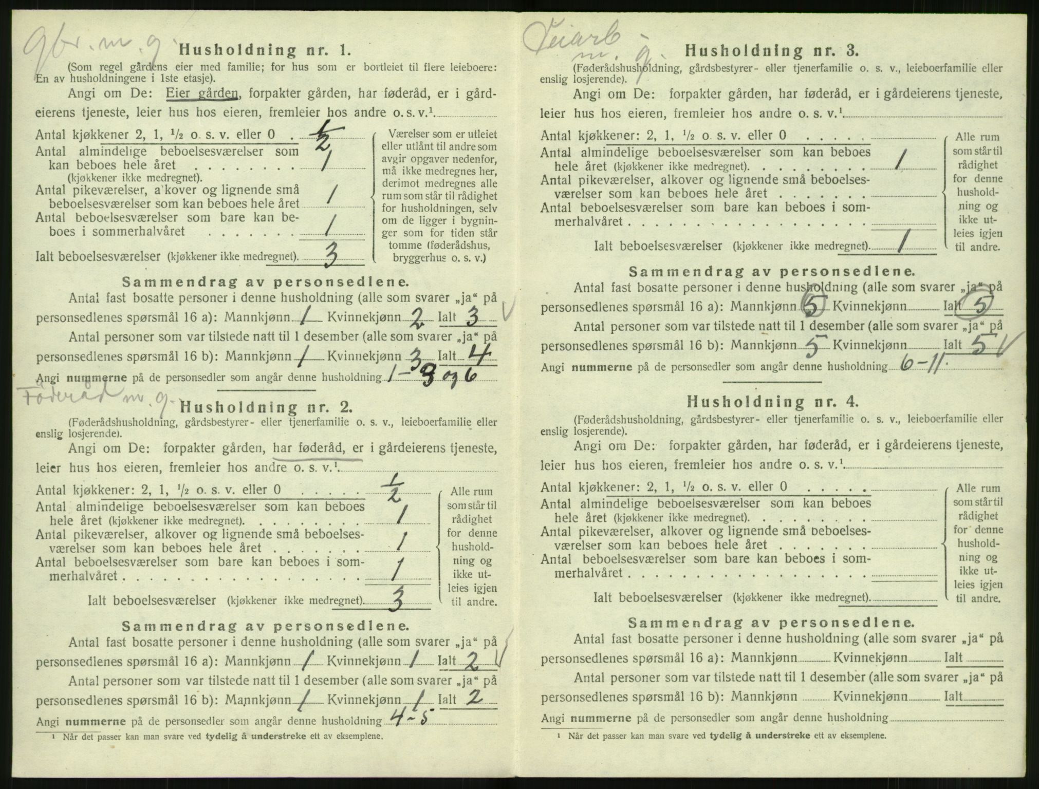 SAT, 1920 census for Norddal, 1920, p. 360