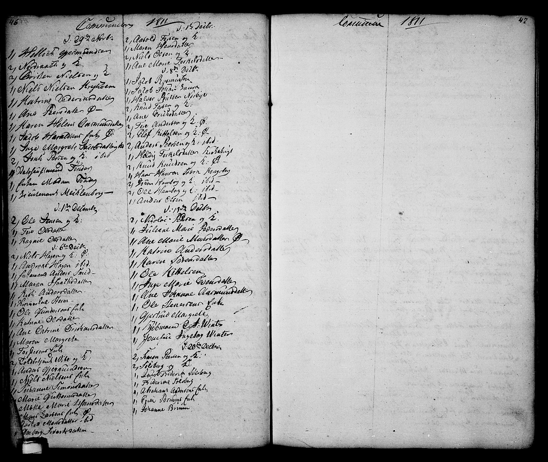 Kragerø kirkebøker, SAKO/A-278/G/Ga/L0001: Parish register (copy) no. 1 /1, 1806-1811, p. 46-47