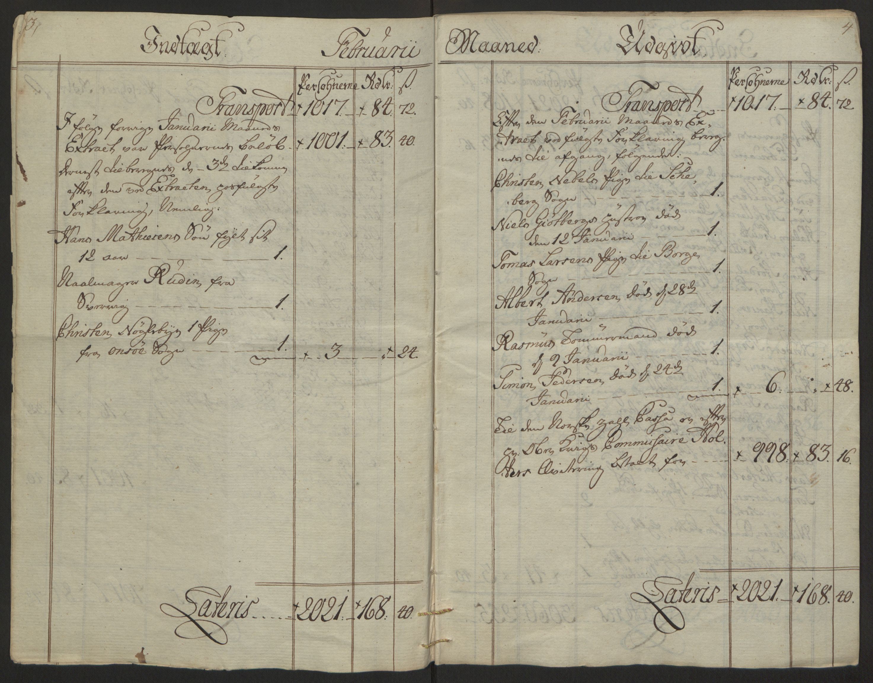 Rentekammeret inntil 1814, Reviderte regnskaper, Byregnskaper, AV/RA-EA-4066/R/Rb/L0029/0001: [B3] Kontribusjonsregnskap / Ekstraskatt, 1762-1772, p. 126