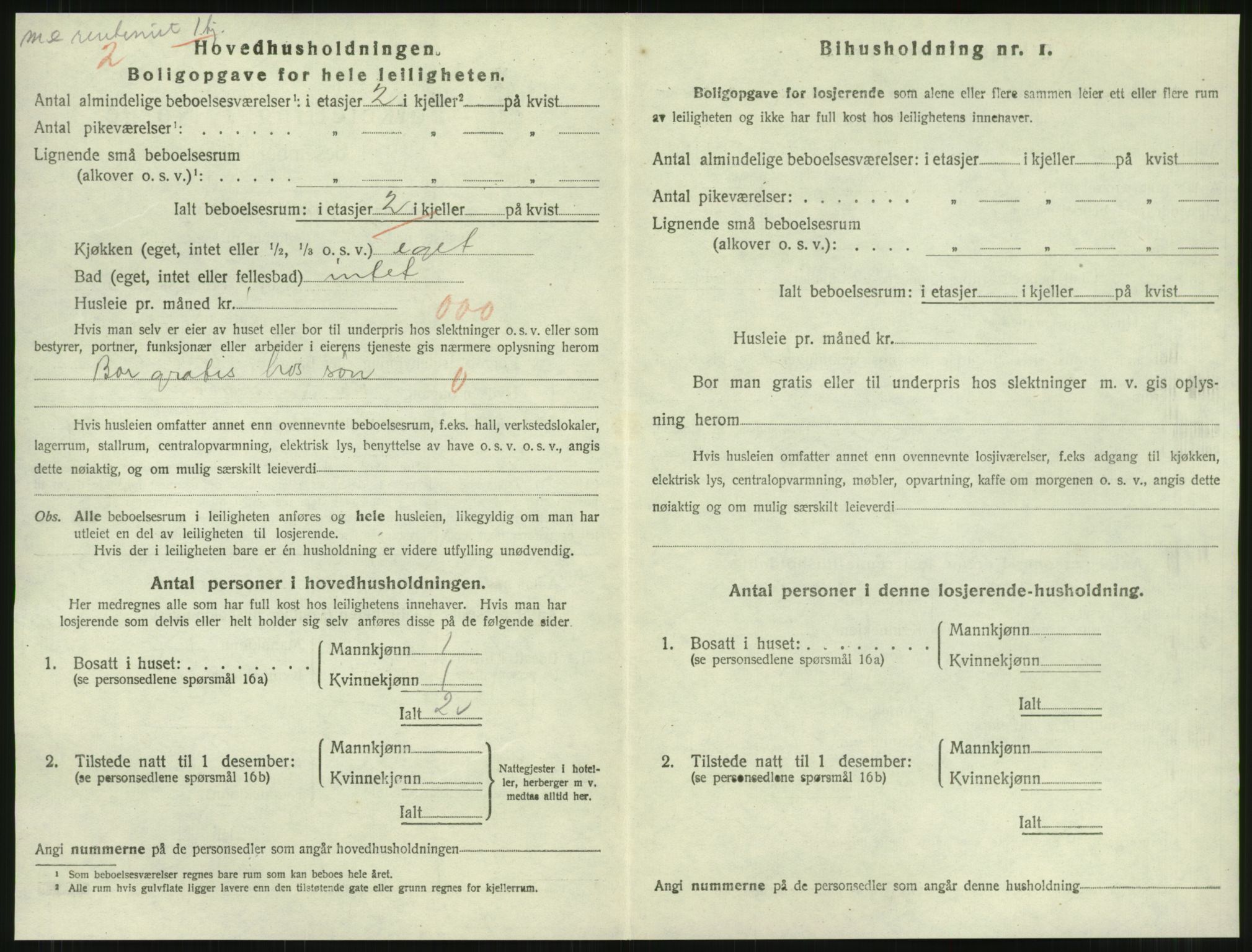 SAT, 1920 census for Namsos, 1920, p. 1398