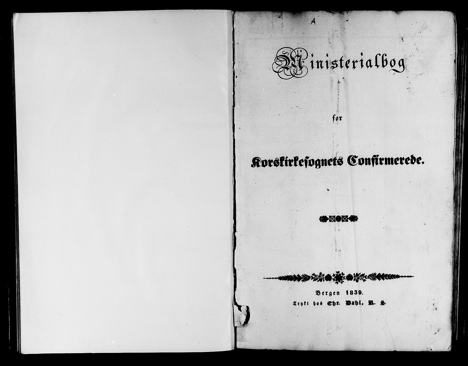 Korskirken sokneprestembete, AV/SAB-A-76101/H/Hab: Parish register (copy) no. C 1, 1839-1868