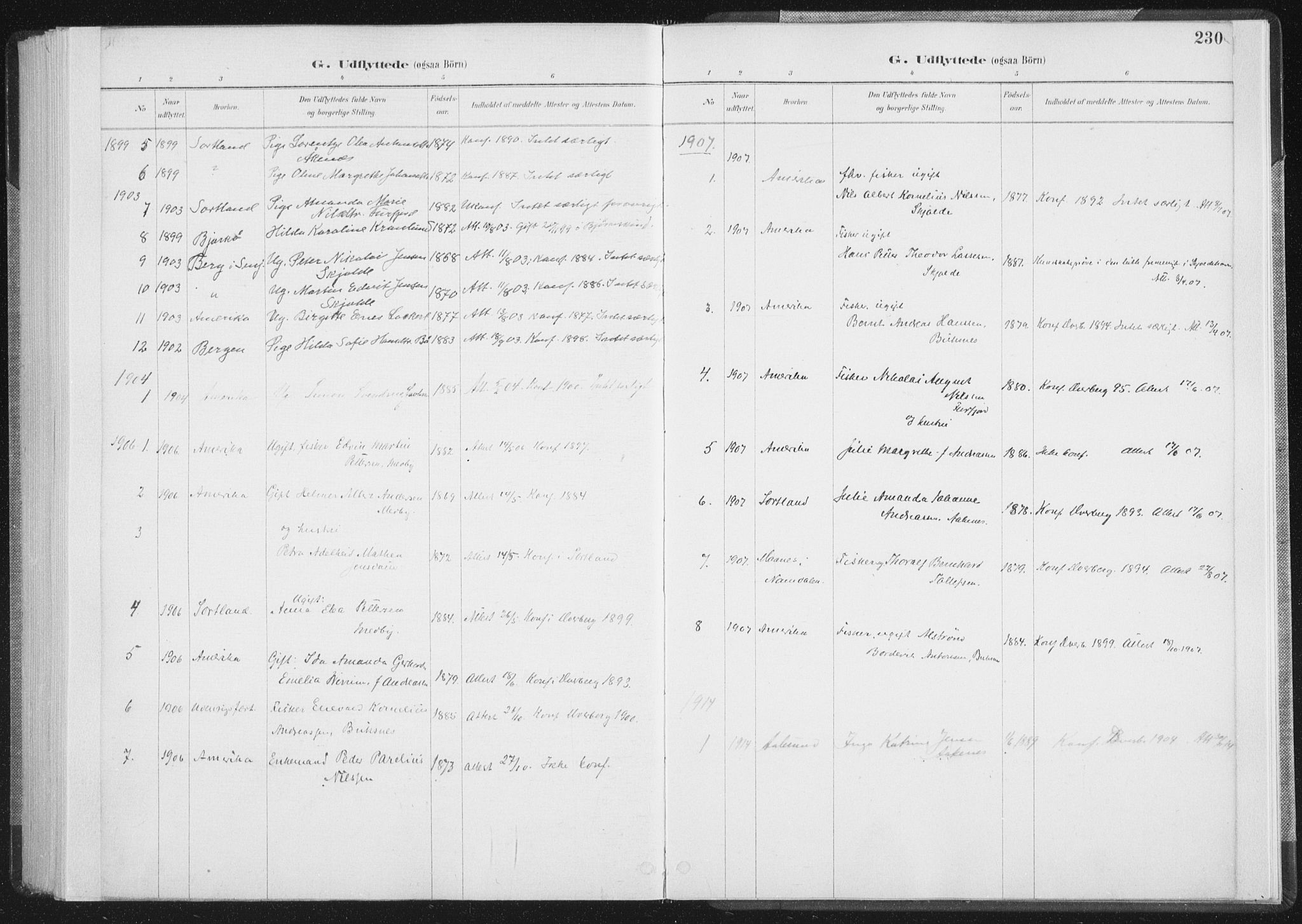 Ministerialprotokoller, klokkerbøker og fødselsregistre - Nordland, SAT/A-1459/898/L1422: Parish register (official) no. 898A02, 1887-1908, p. 230