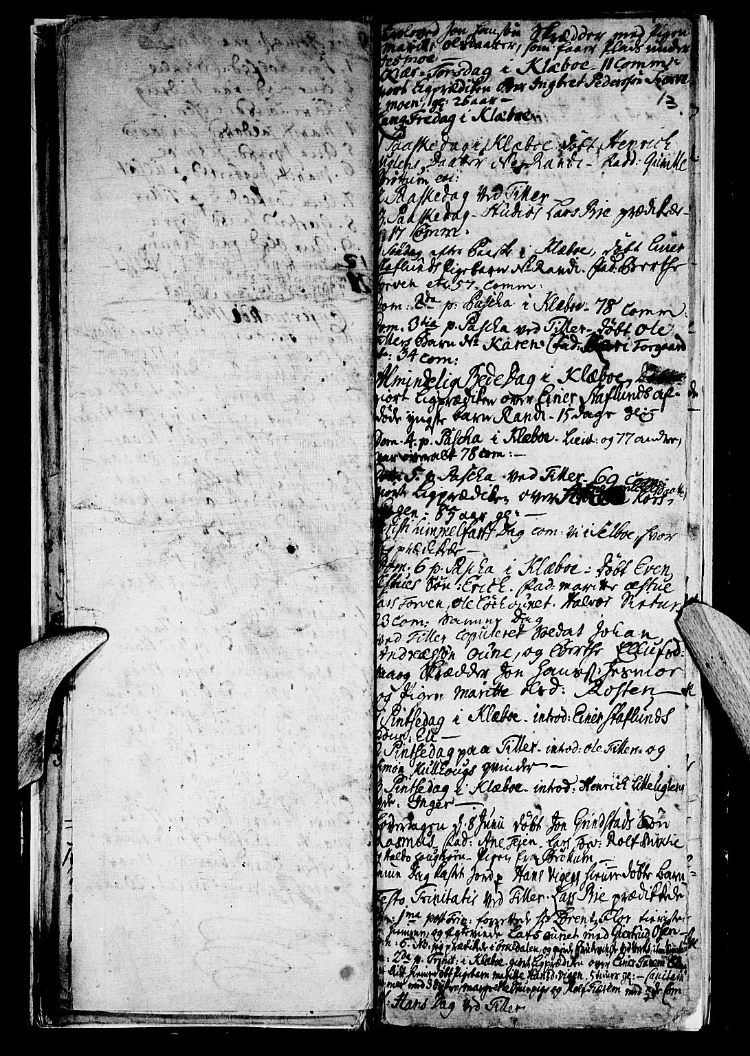 Ministerialprotokoller, klokkerbøker og fødselsregistre - Sør-Trøndelag, SAT/A-1456/618/L0436: Parish register (official) no. 618A01, 1741-1749, p. 13