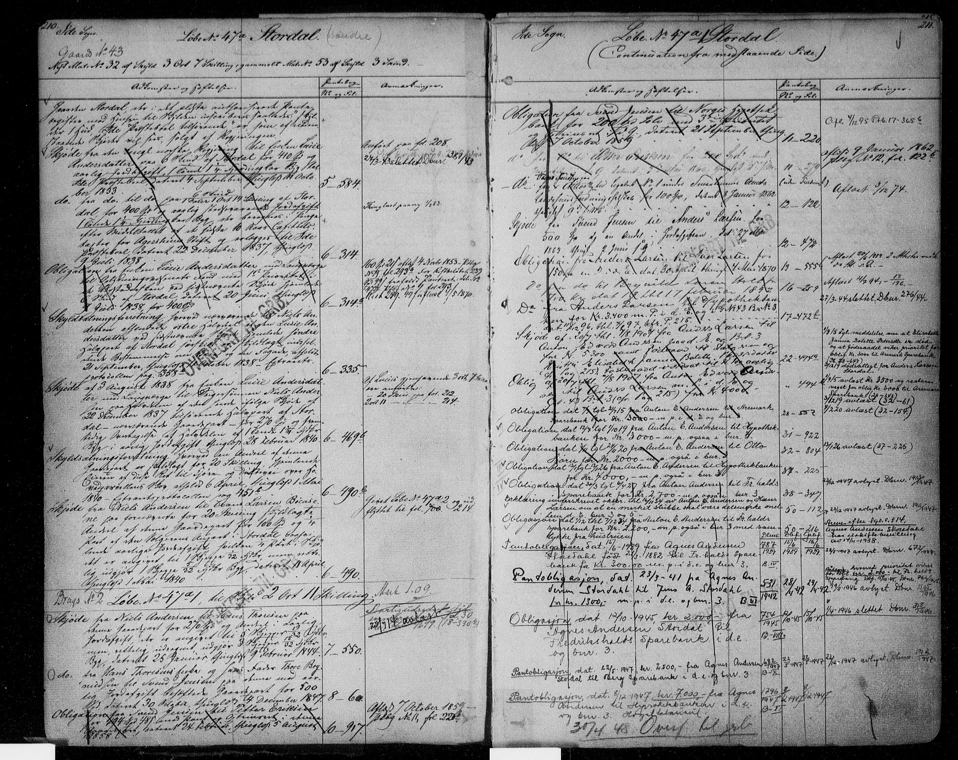 Idd og Marker sorenskriveri, SAO/A-10283/G/Ga/Gac/L0001: Mortgage register no. II 1, 1848-1950, p. 210-211