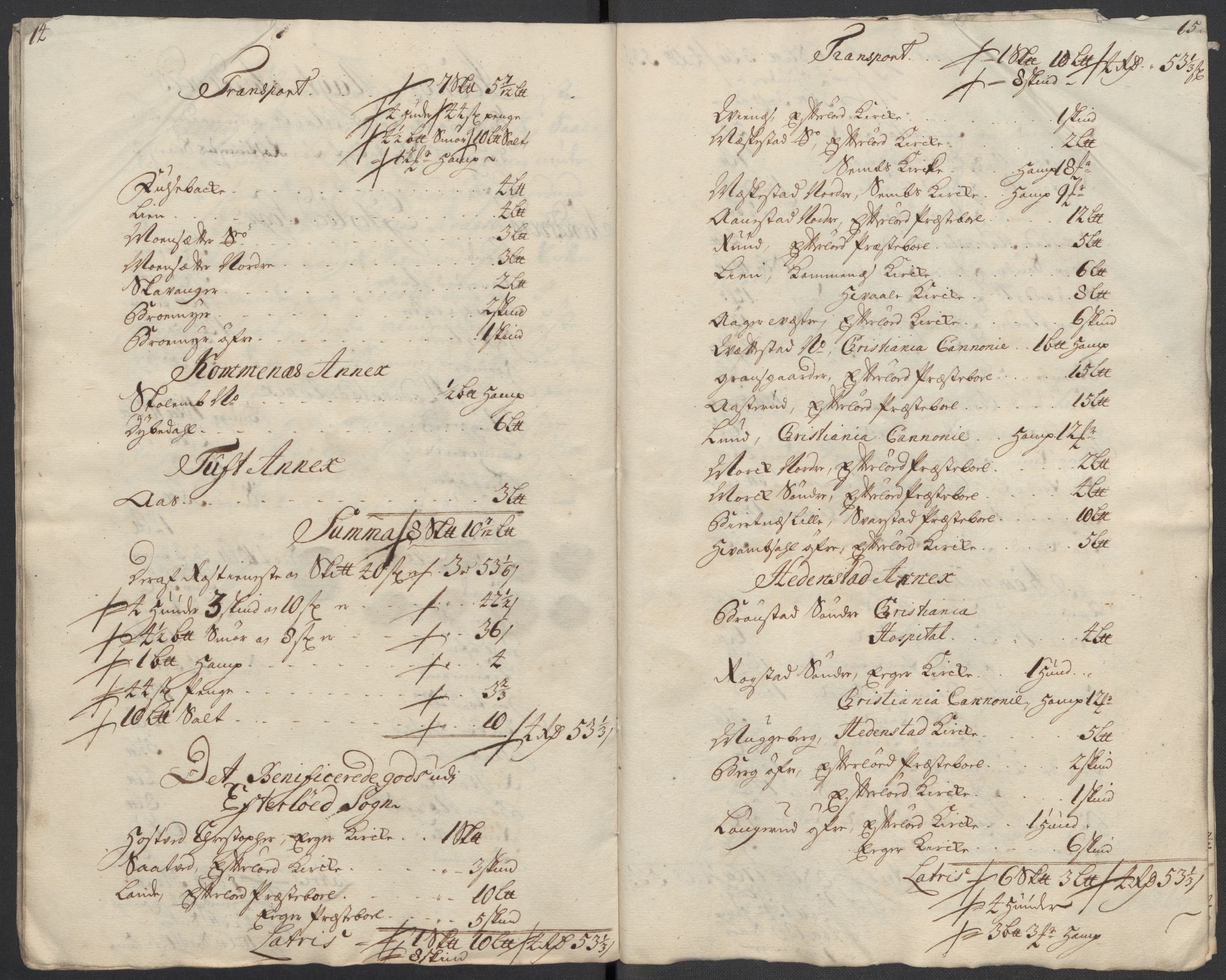 Rentekammeret inntil 1814, Reviderte regnskaper, Fogderegnskap, RA/EA-4092/R24/L1590: Fogderegnskap Numedal og Sandsvær, 1714, p. 65