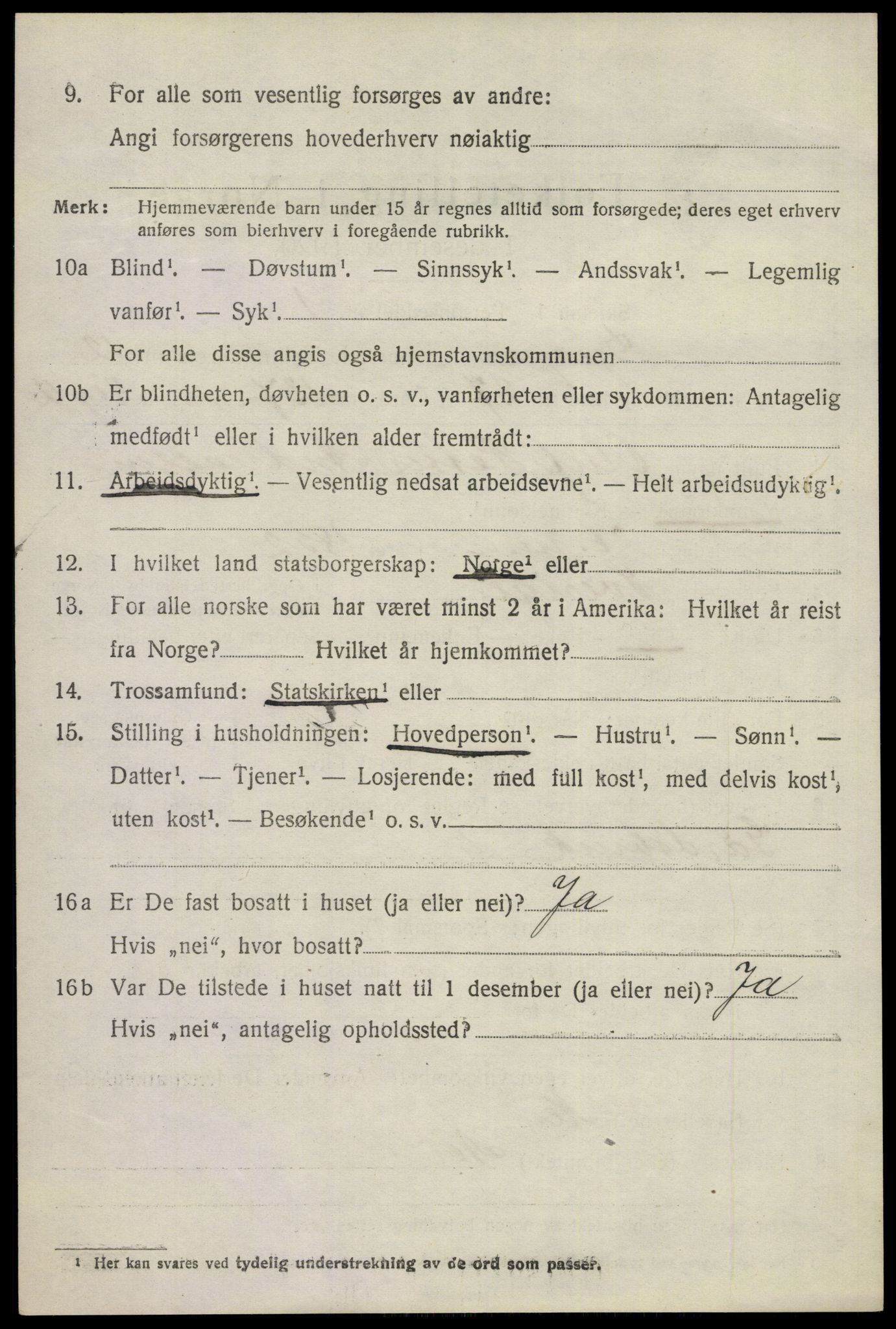 SAKO, 1920 census for Gjerpen, 1920, p. 13811