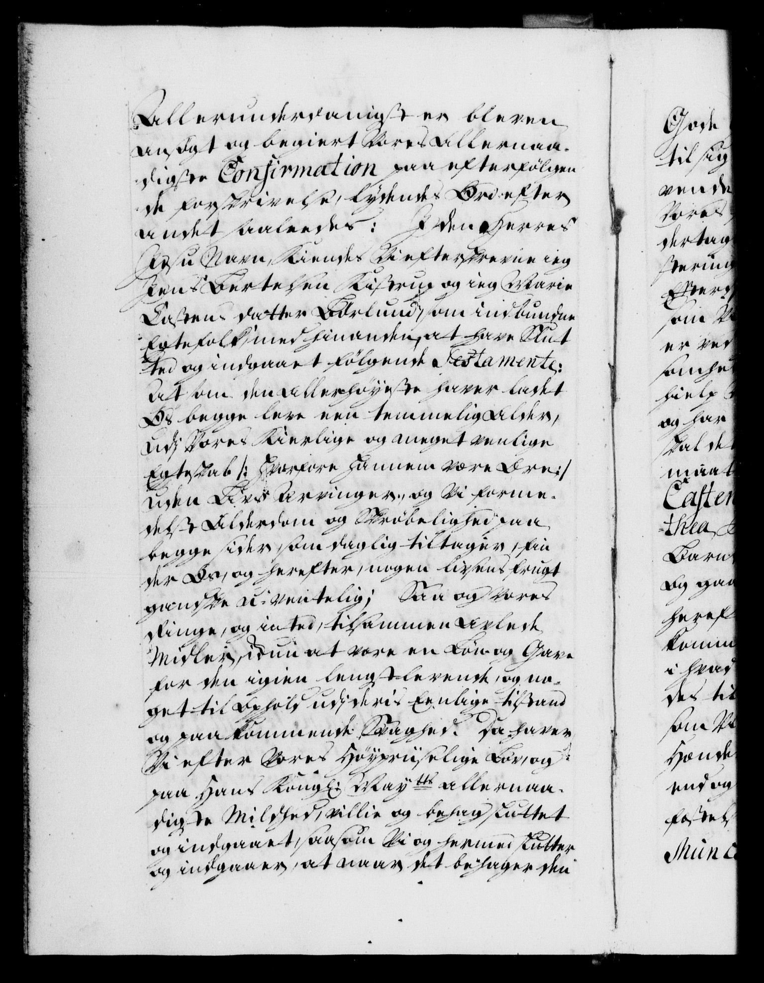 Danske Kanselli 1572-1799, AV/RA-EA-3023/F/Fc/Fca/Fcaa/L0030: Norske registre, 1737-1738, p. 5b