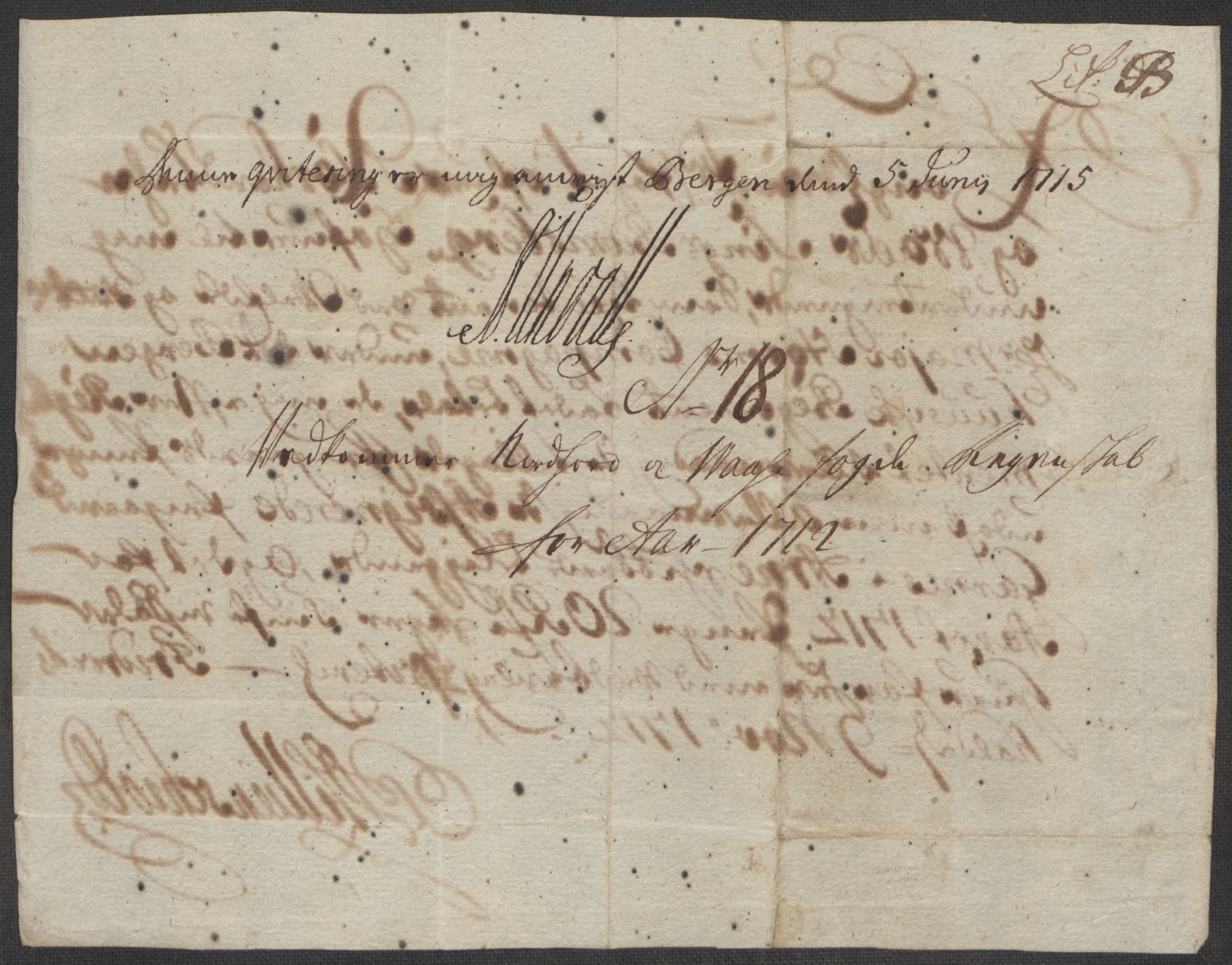 Rentekammeret inntil 1814, Reviderte regnskaper, Fogderegnskap, AV/RA-EA-4092/R51/L3194: Fogderegnskap Nordhordland og Voss, 1712, p. 218