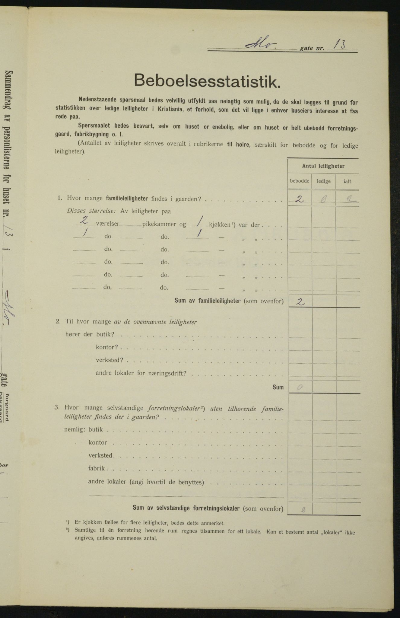 OBA, Municipal Census 1912 for Kristiania, 1912, p. 65906