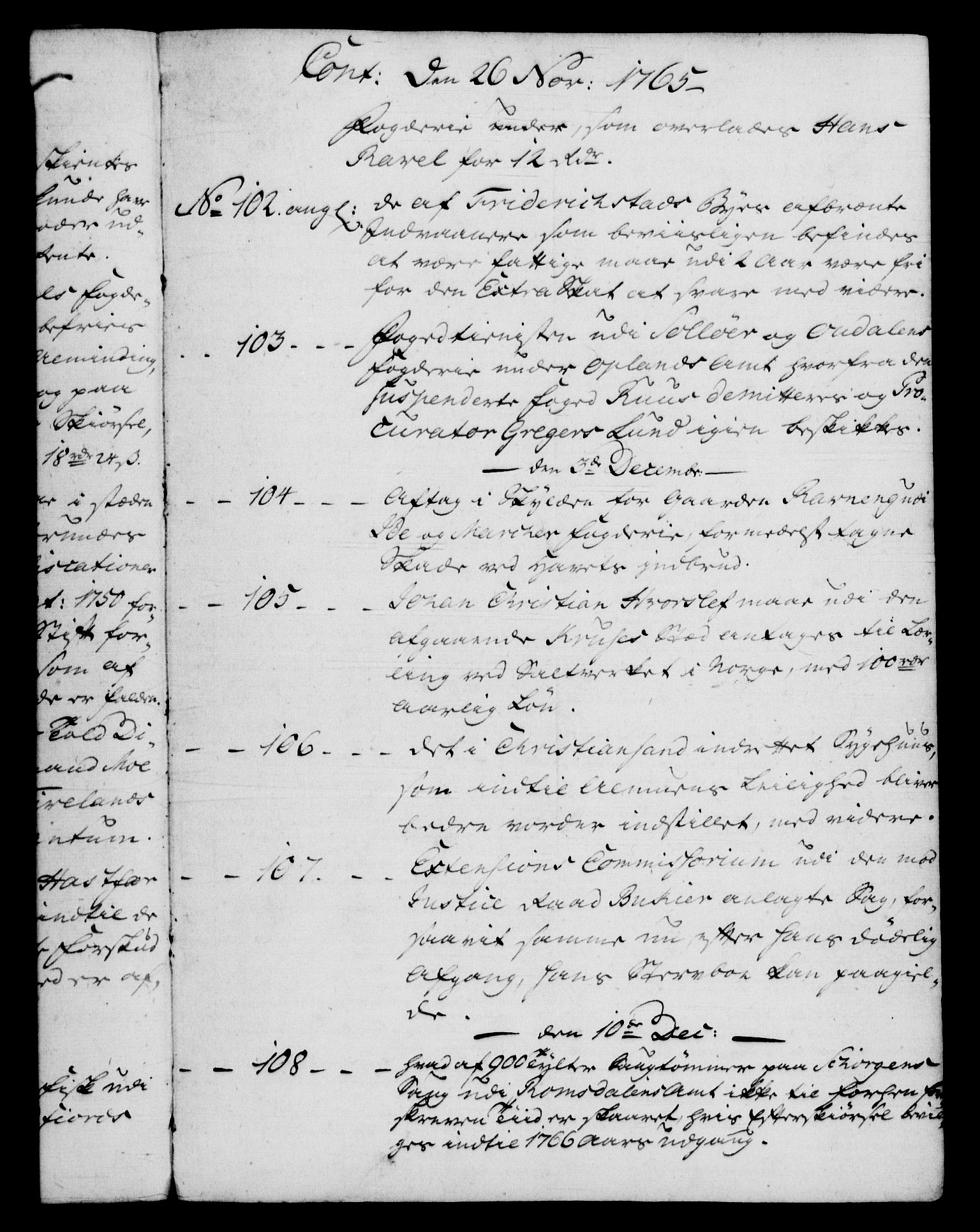 Rentekammeret, Kammerkanselliet, RA/EA-3111/G/Gf/Gfb/L0006: Register til norske relasjons- og resolusjonsprotokoller (merket RK 52.101), 1755-1765, p. 272