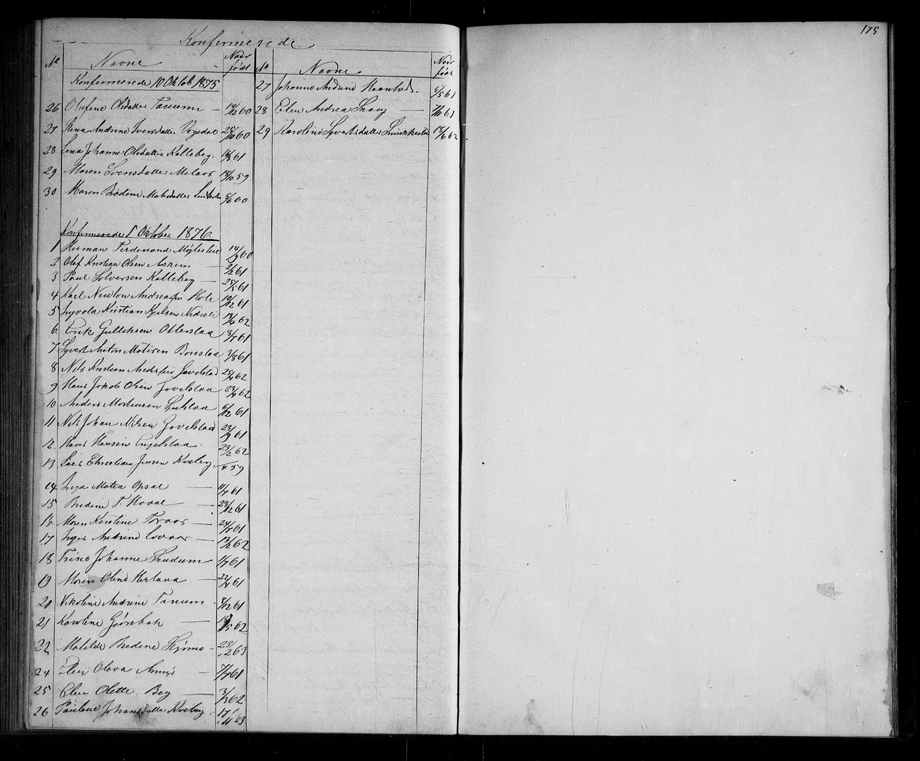 Lardal kirkebøker, AV/SAKO-A-350/G/Ga/L0001: Parish register (copy) no. I 1, 1864-1901, p. 175