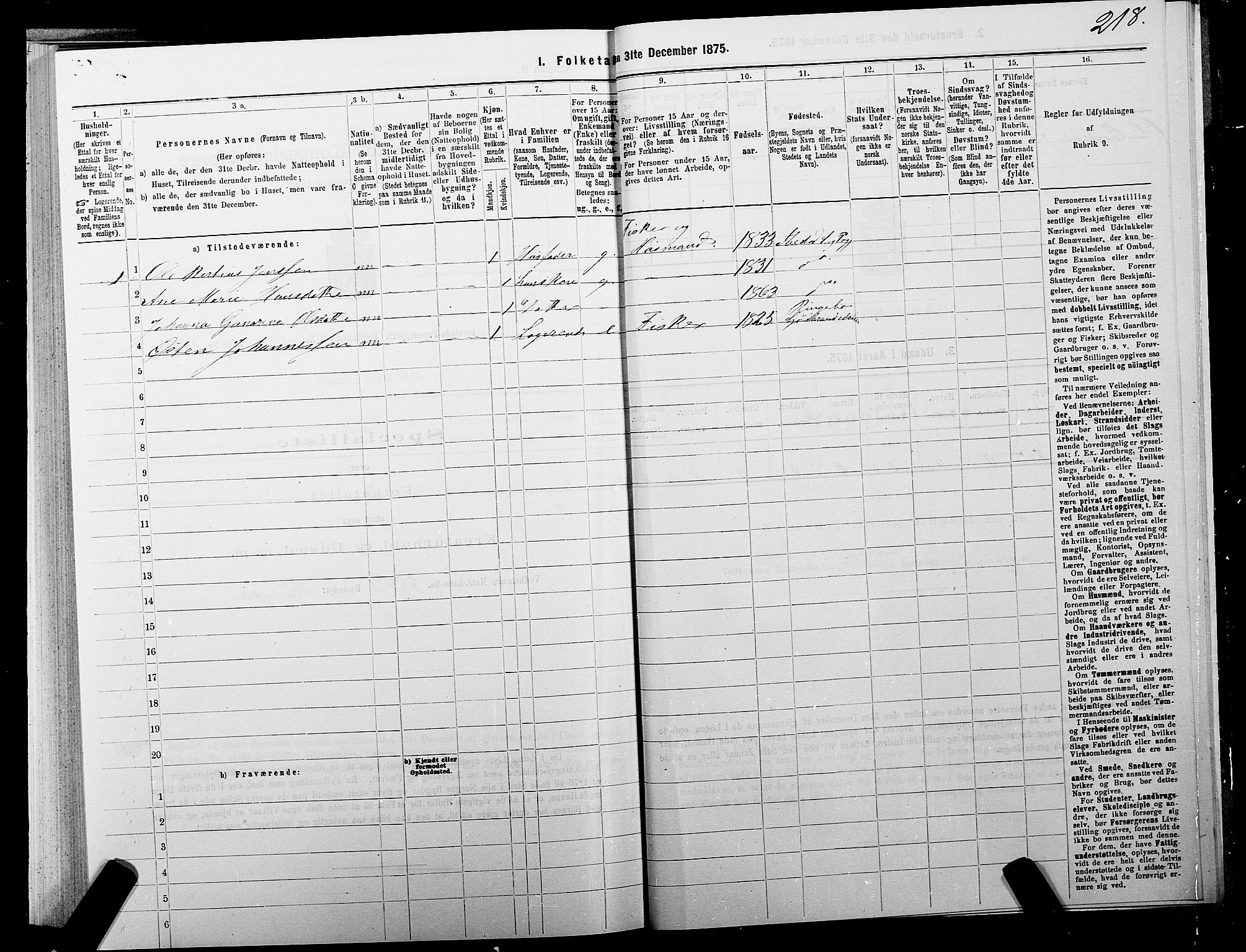 SATØ, 1875 census for 1917P Ibestad, 1875, p. 5218