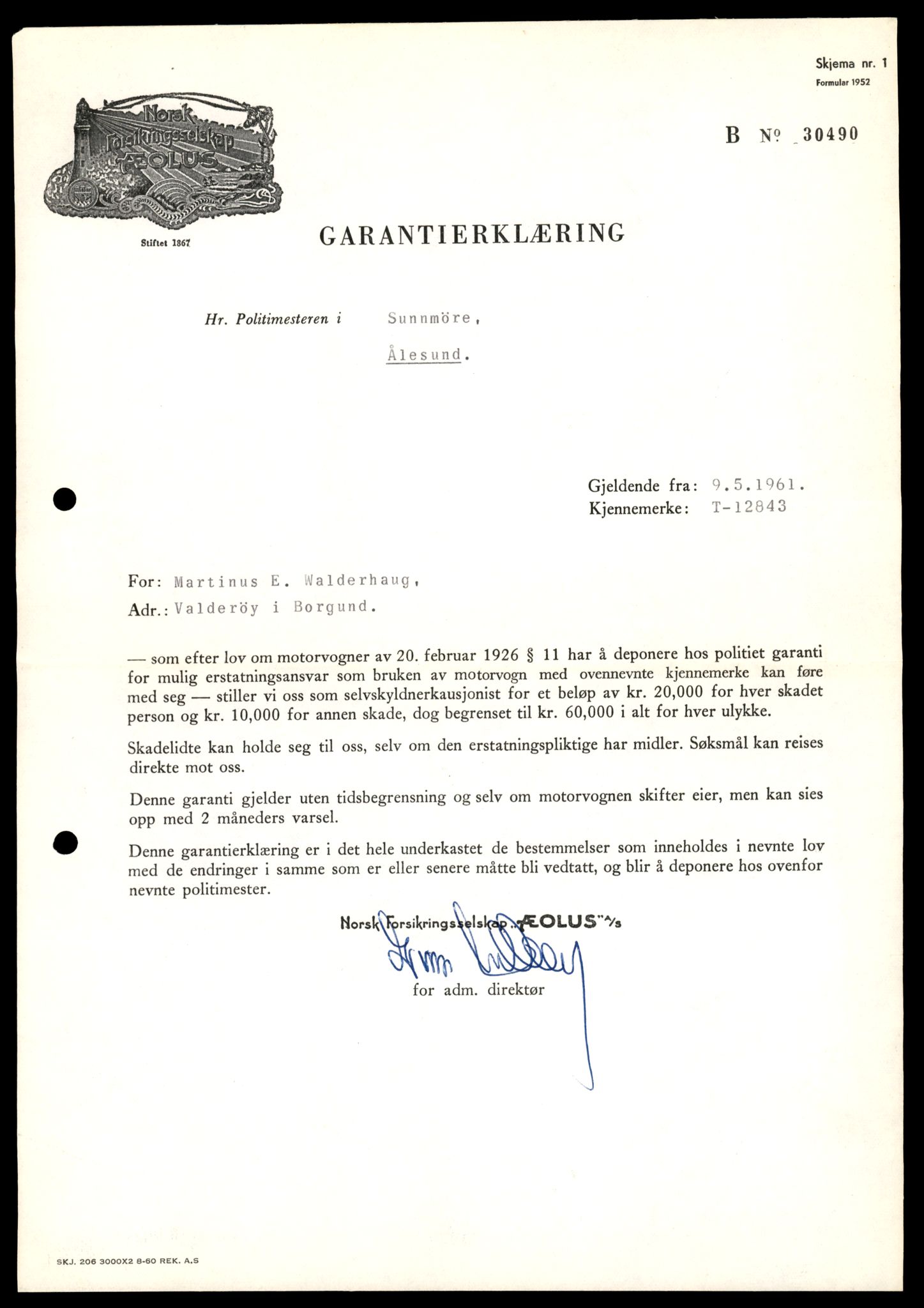 Møre og Romsdal vegkontor - Ålesund trafikkstasjon, AV/SAT-A-4099/F/Fe/L0036: Registreringskort for kjøretøy T 12831 - T 13030, 1927-1998, p. 313