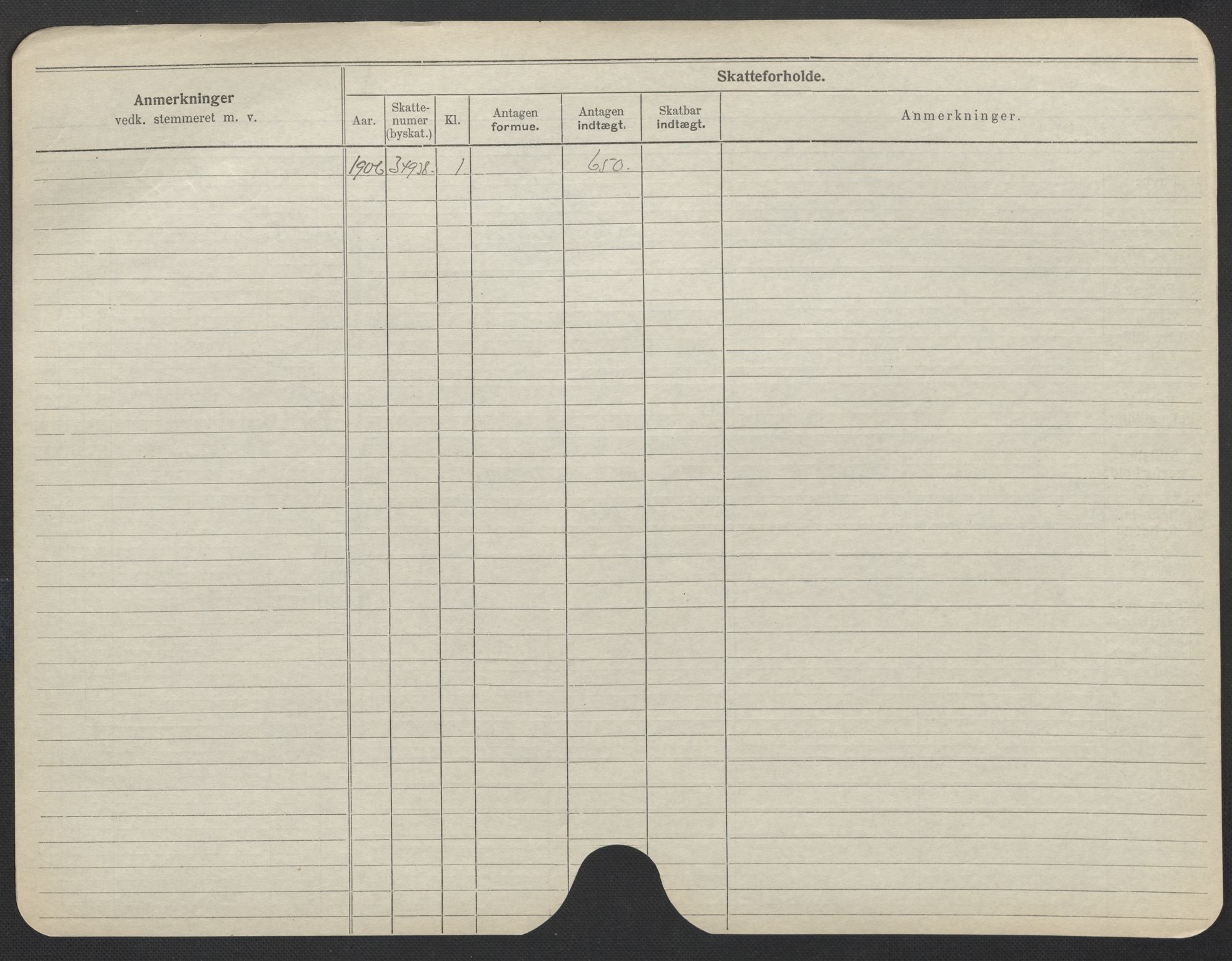 Oslo folkeregister, Registerkort, AV/SAO-A-11715/F/Fa/Fac/L0022: Kvinner, 1906-1914, p. 877b