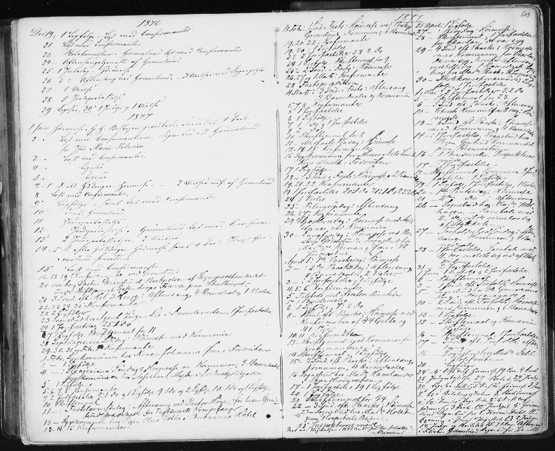 Ministerialprotokoller, klokkerbøker og fødselsregistre - Sør-Trøndelag, SAT/A-1456/601/L0055: Parish register (official) no. 601A23, 1866-1877, p. 649