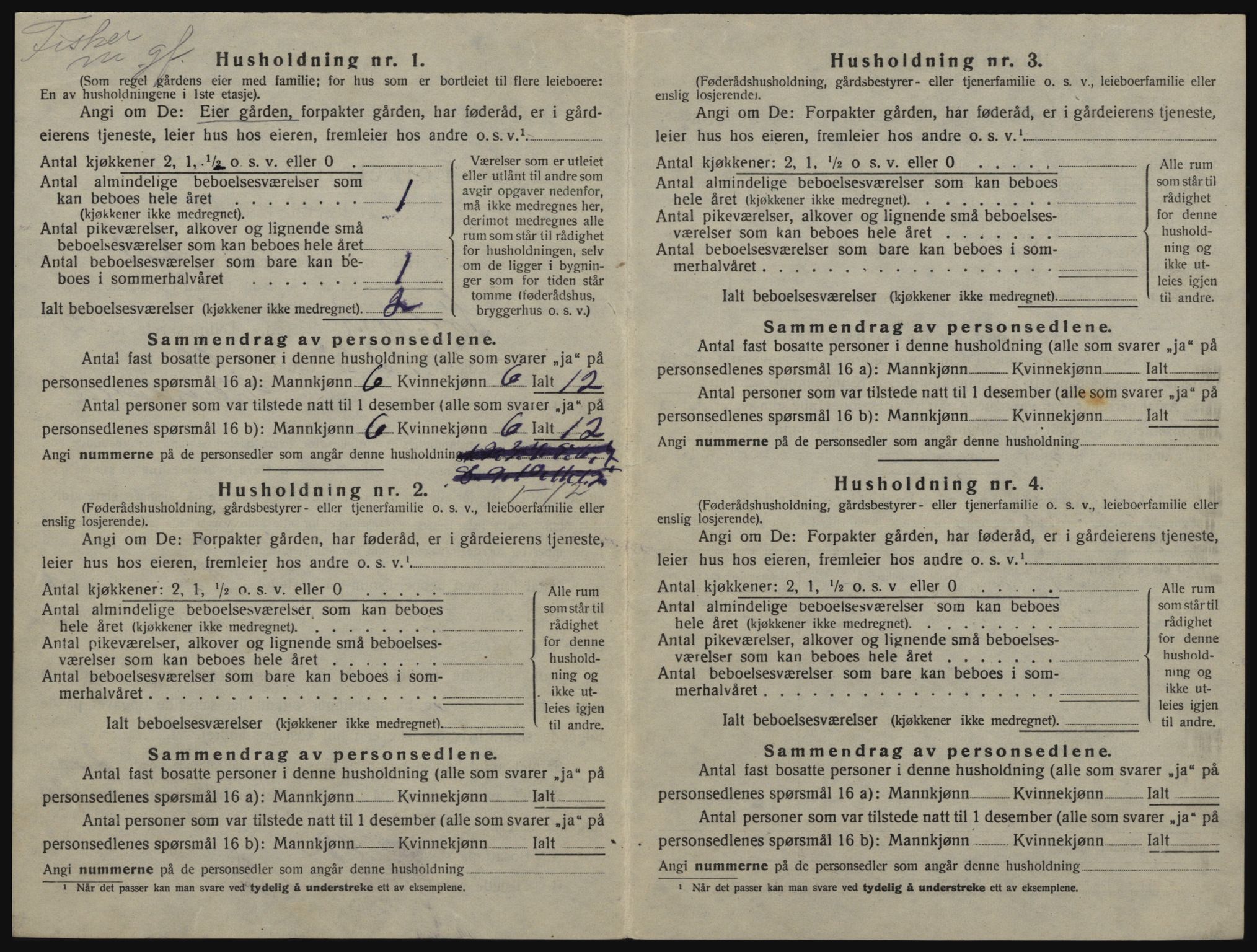 SATØ, 1920 census for Sørfjord, 1920, p. 280