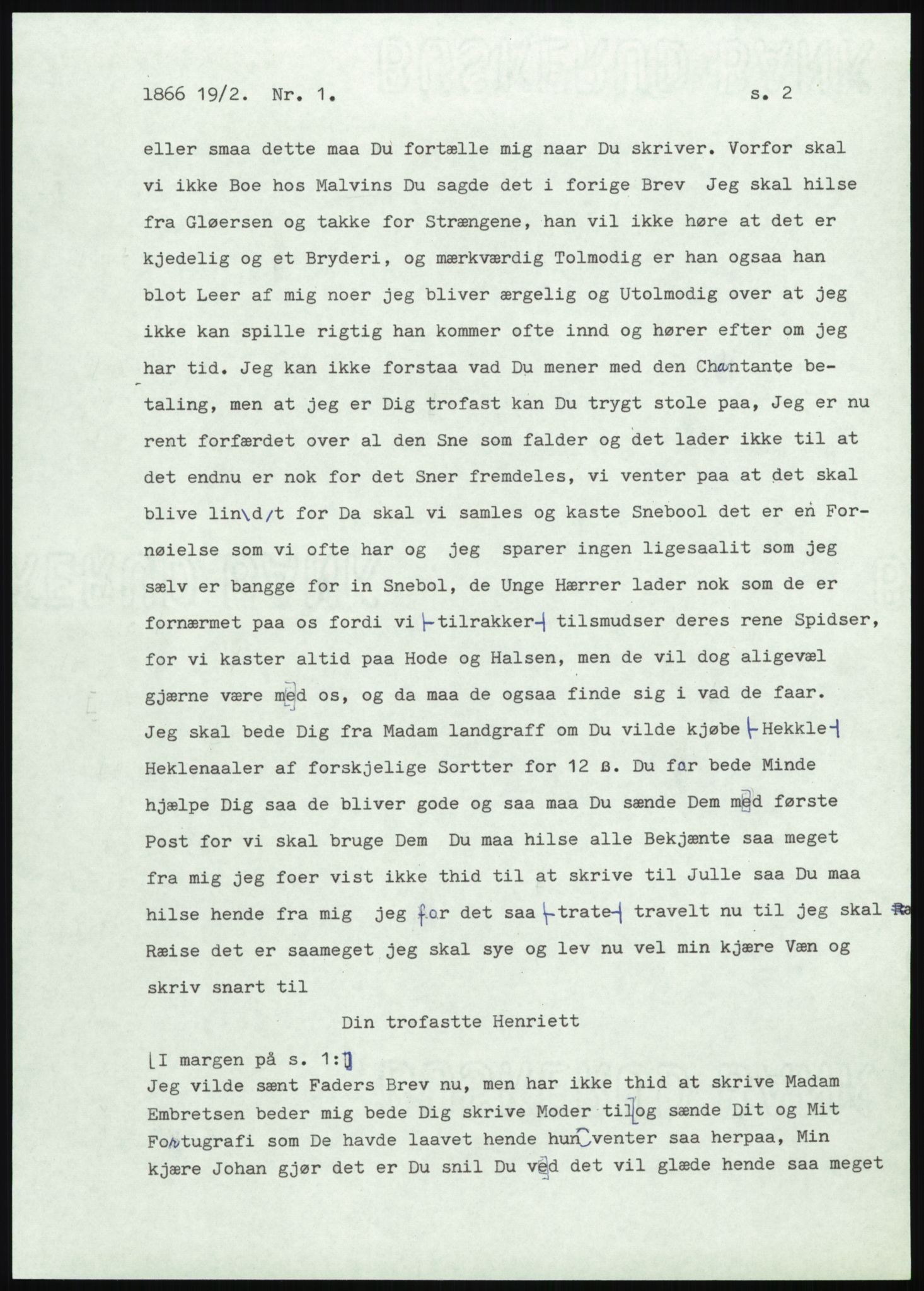 Samlinger til kildeutgivelse, Amerikabrevene, AV/RA-EA-4057/F/L0008: Innlån fra Hedmark: Gamkind - Semmingsen, 1838-1914, p. 107