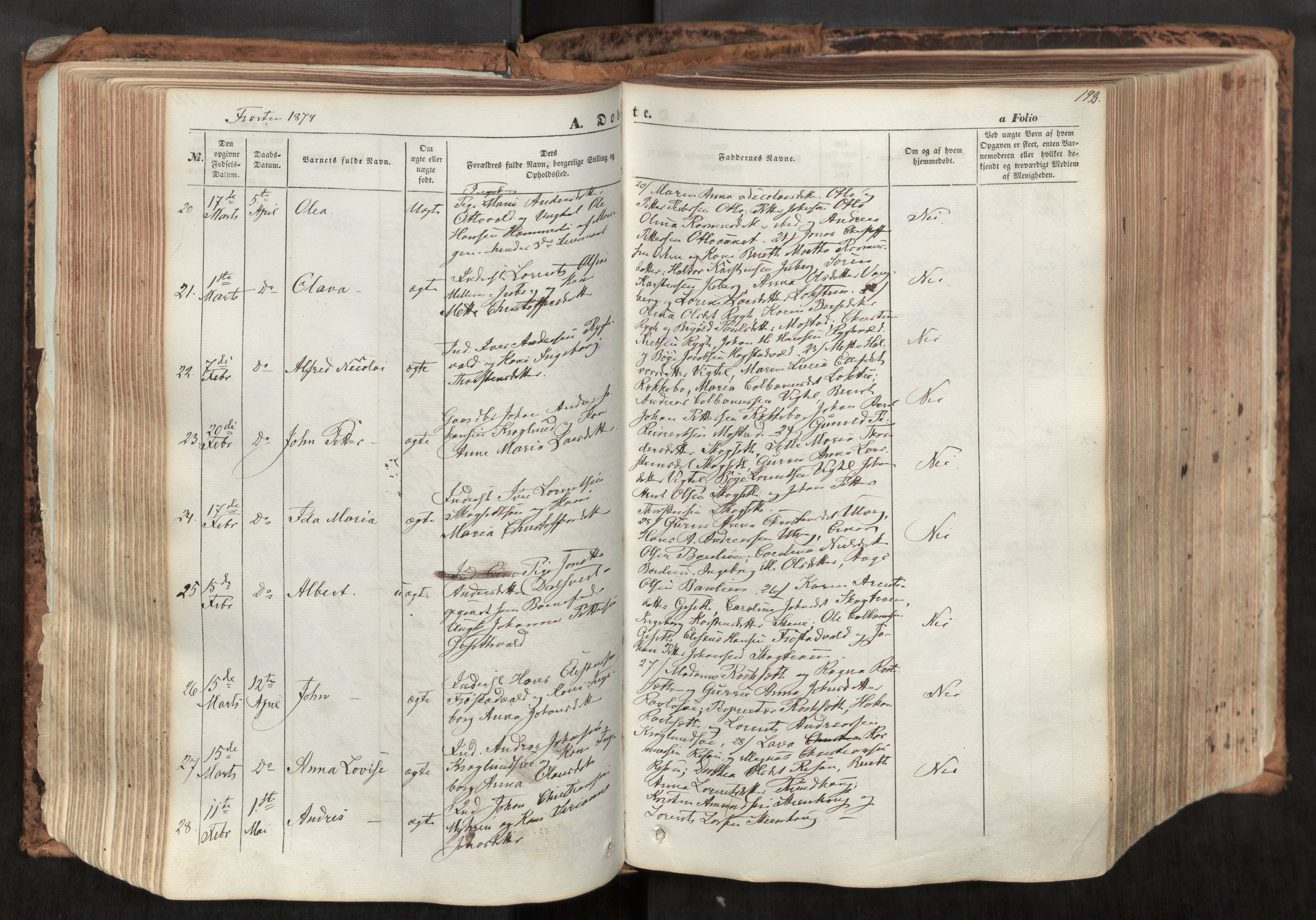 Ministerialprotokoller, klokkerbøker og fødselsregistre - Nord-Trøndelag, SAT/A-1458/713/L0116: Parish register (official) no. 713A07, 1850-1877, p. 192