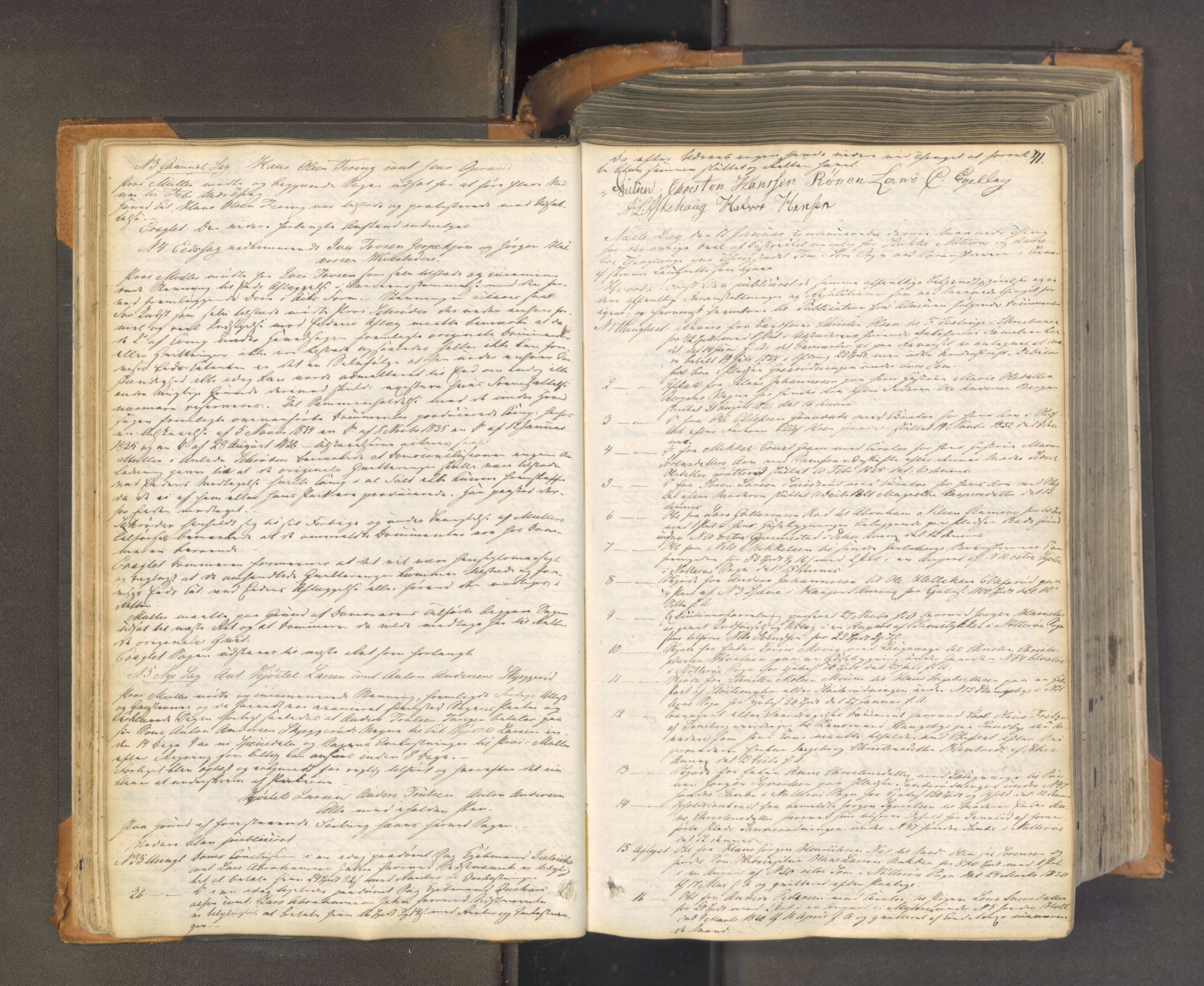 Søndre Jarlsberg sorenskriveri, AV/SAKO-A-129/F/Fa/L0033: Tingbok, 1837-1845, p. 40b-41a