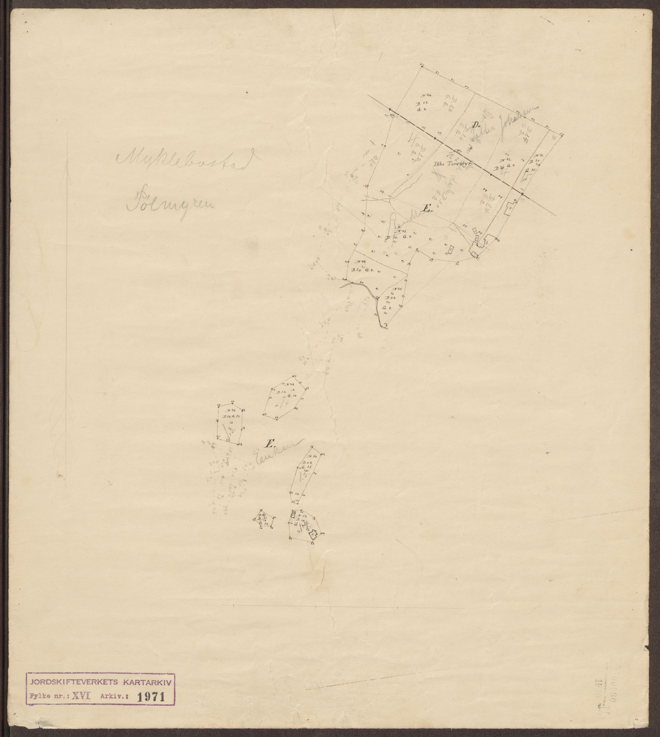 Jordskifteverkets kartarkiv, AV/RA-S-3929/T, 1859-1988, p. 2384