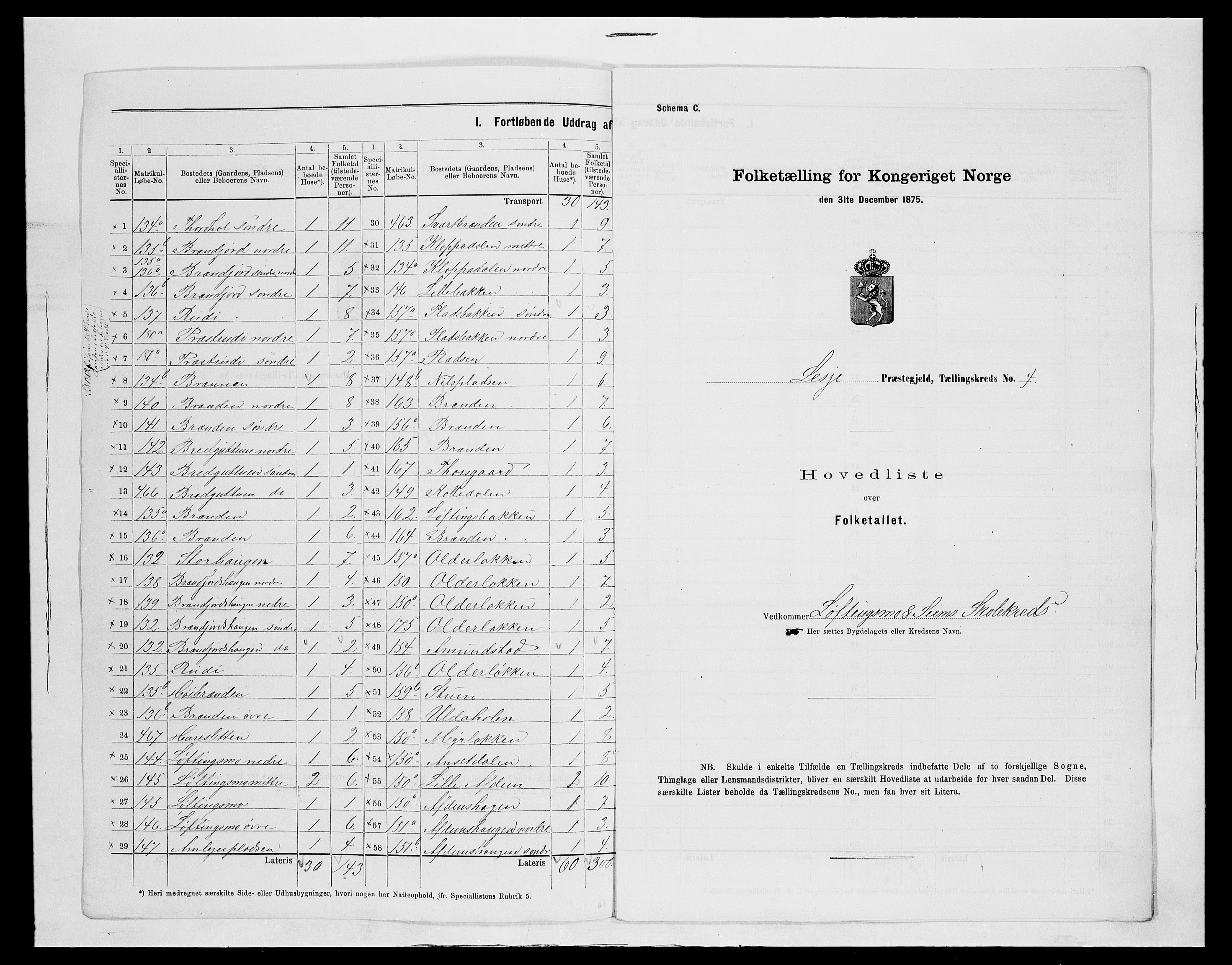 SAH, 1875 census for 0512P Lesja, 1875, p. 31