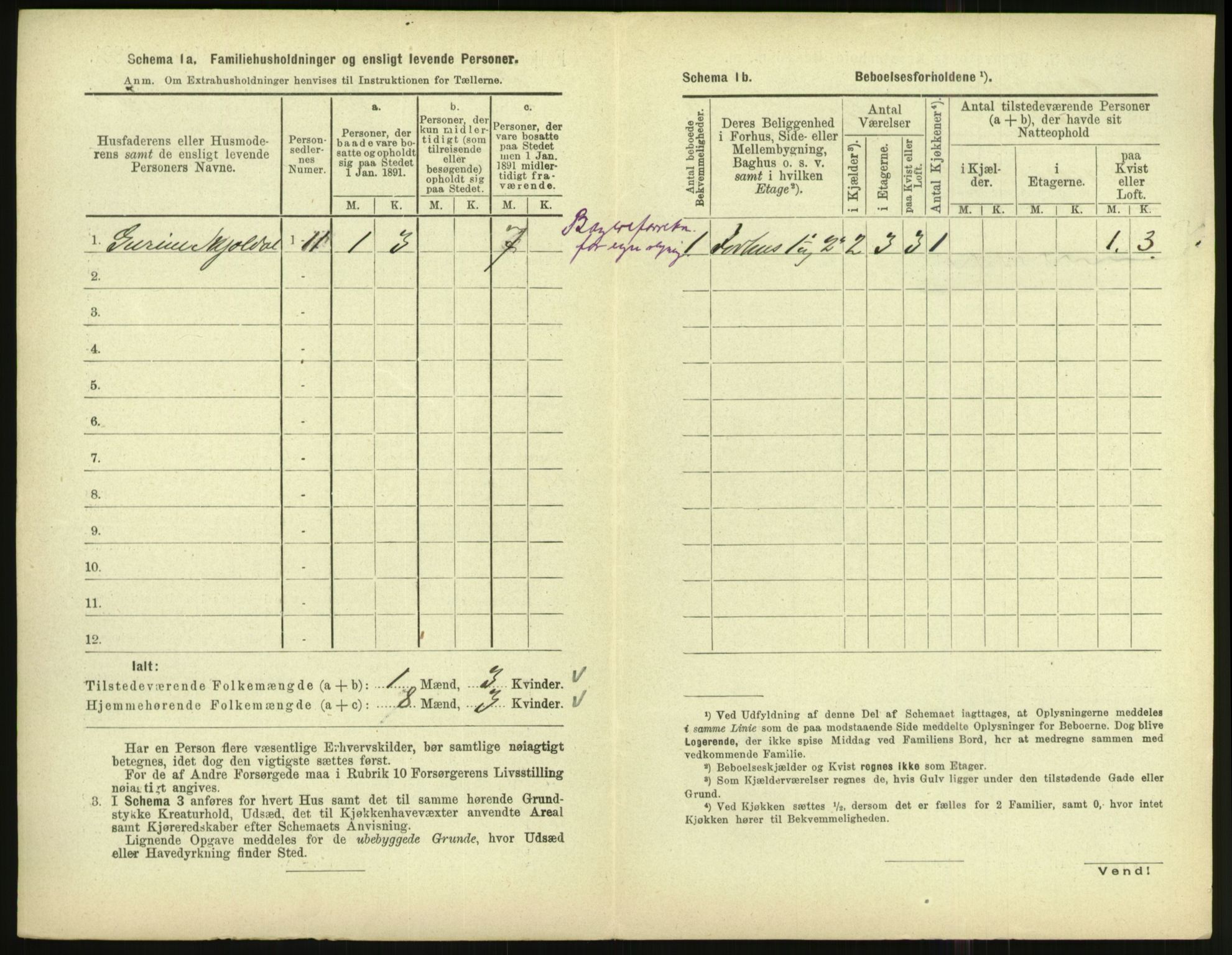 RA, 1891 census for 1003 Farsund, 1891, p. 231