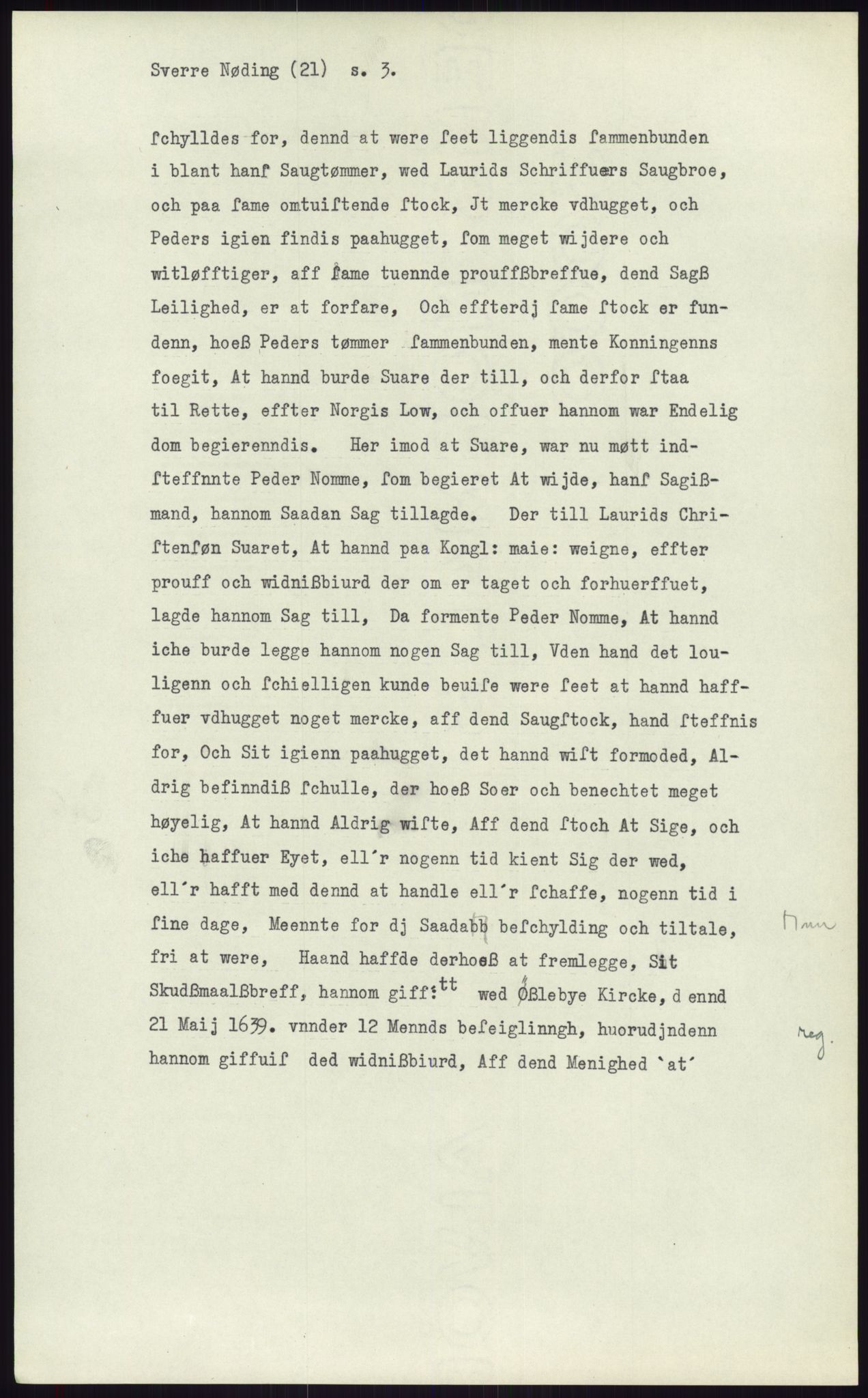 Samlinger til kildeutgivelse, Diplomavskriftsamlingen, AV/RA-EA-4053/H/Ha, p. 2159