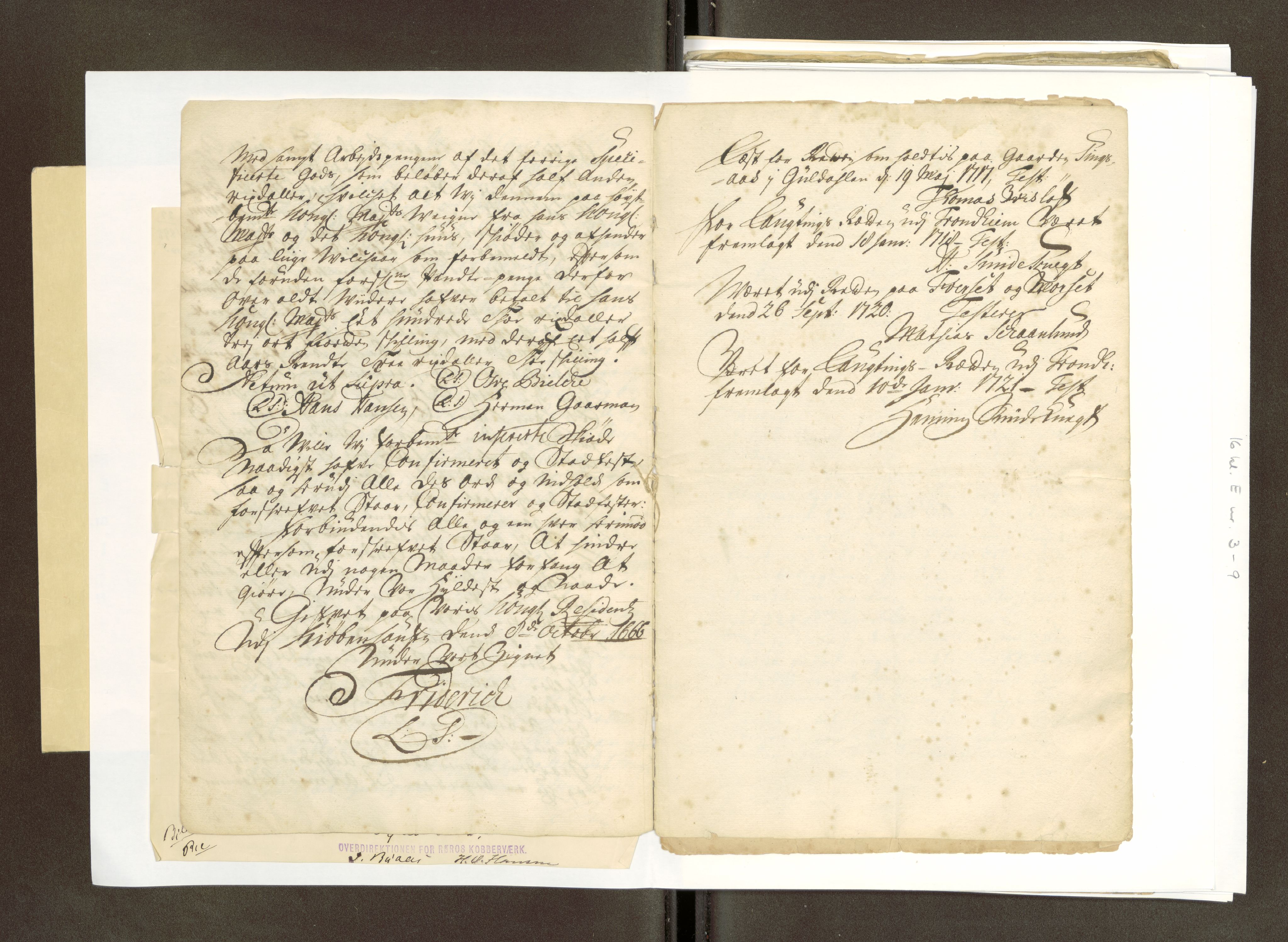 Røros kobberverk, AV/SAT-PA-0211/1/16/16E/L0001: Hindsverk gods, 1666-1895, p. 8