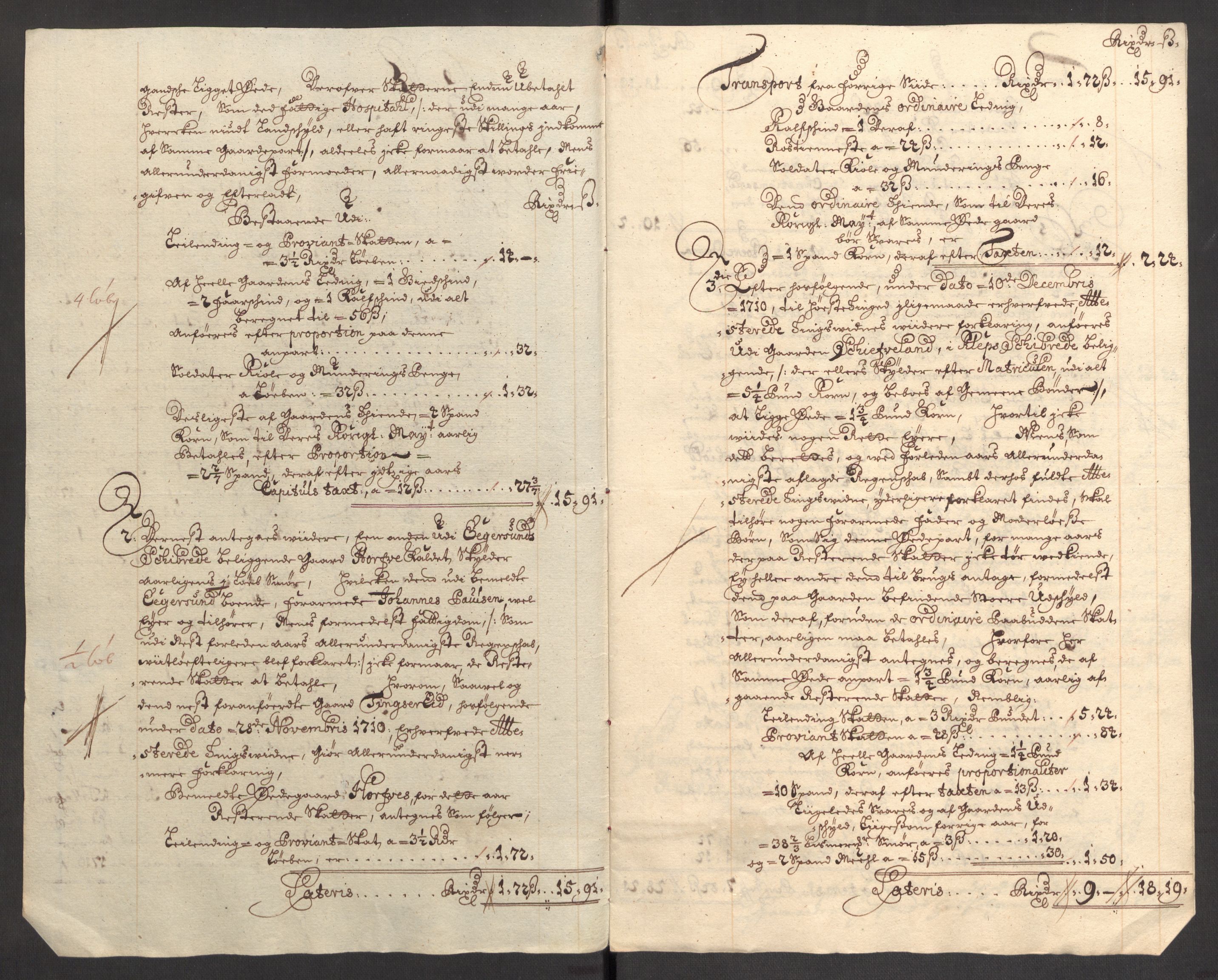 Rentekammeret inntil 1814, Reviderte regnskaper, Fogderegnskap, AV/RA-EA-4092/R46/L2734: Fogderegnskap Jæren og Dalane, 1709-1710, p. 197