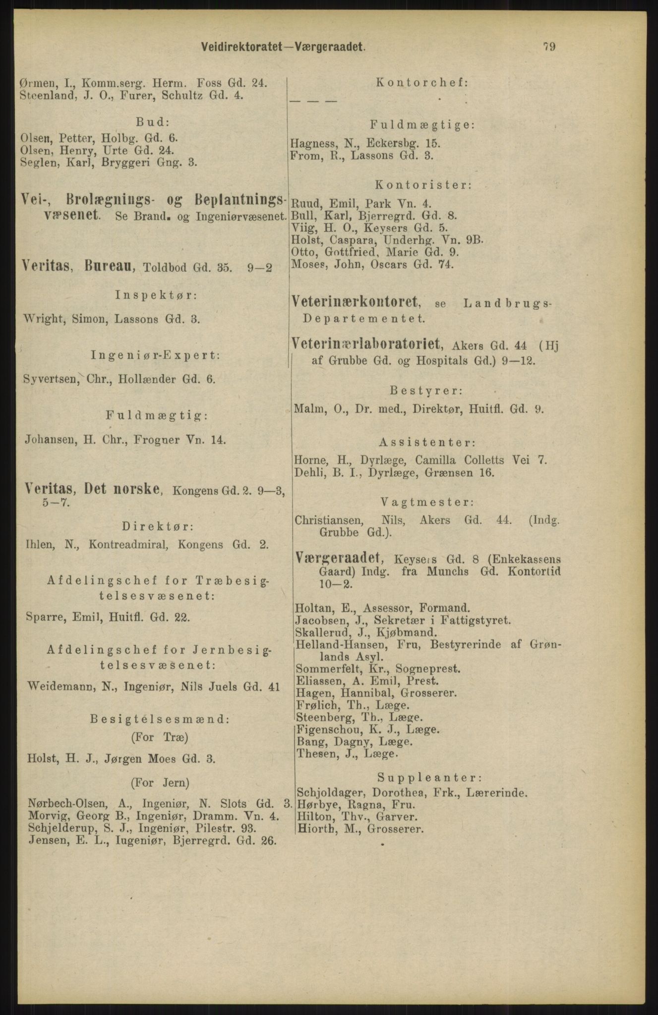 Kristiania/Oslo adressebok, PUBL/-, 1904, p. 79