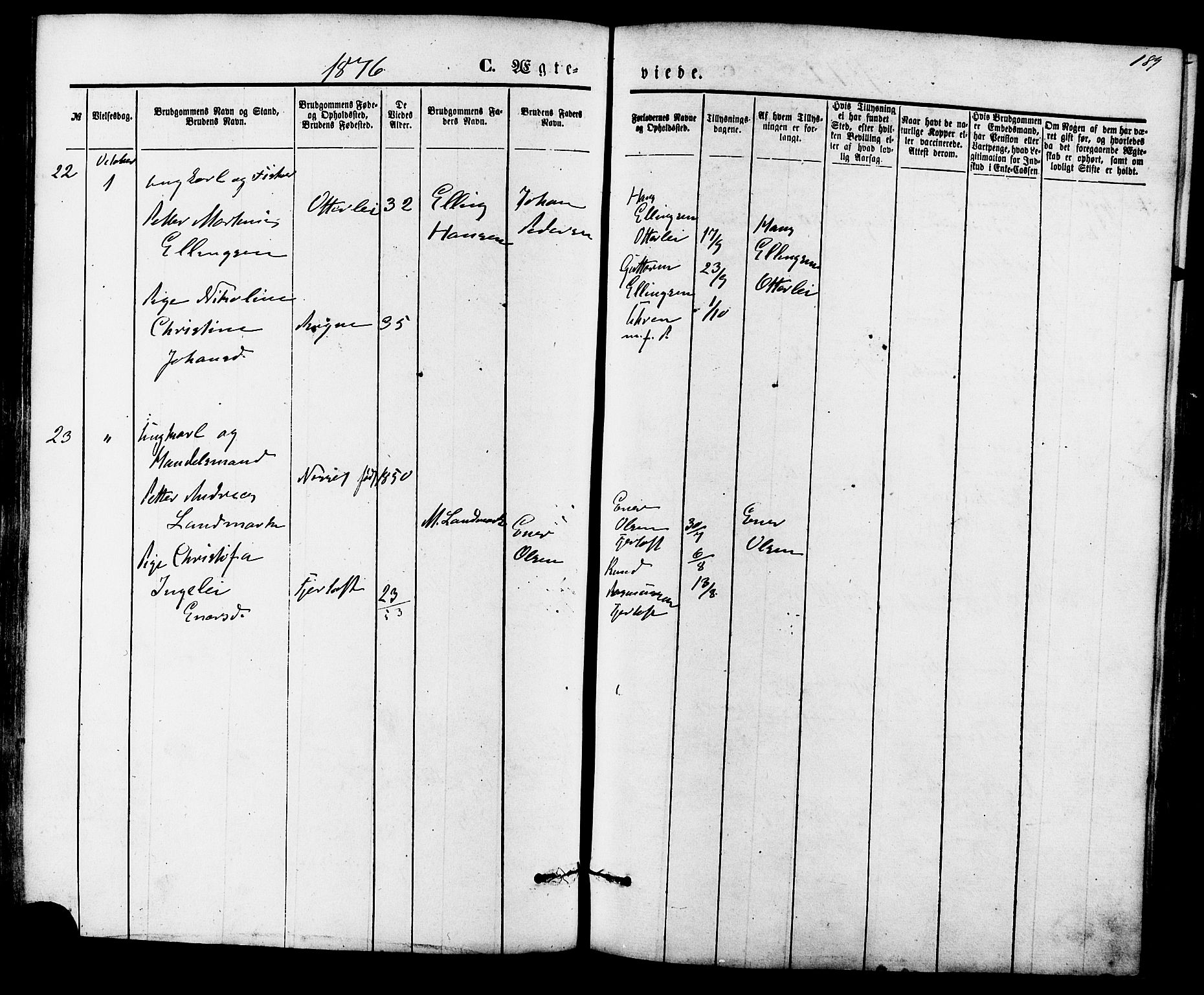 Ministerialprotokoller, klokkerbøker og fødselsregistre - Møre og Romsdal, SAT/A-1454/536/L0500: Parish register (official) no. 536A09, 1876-1889, p. 189