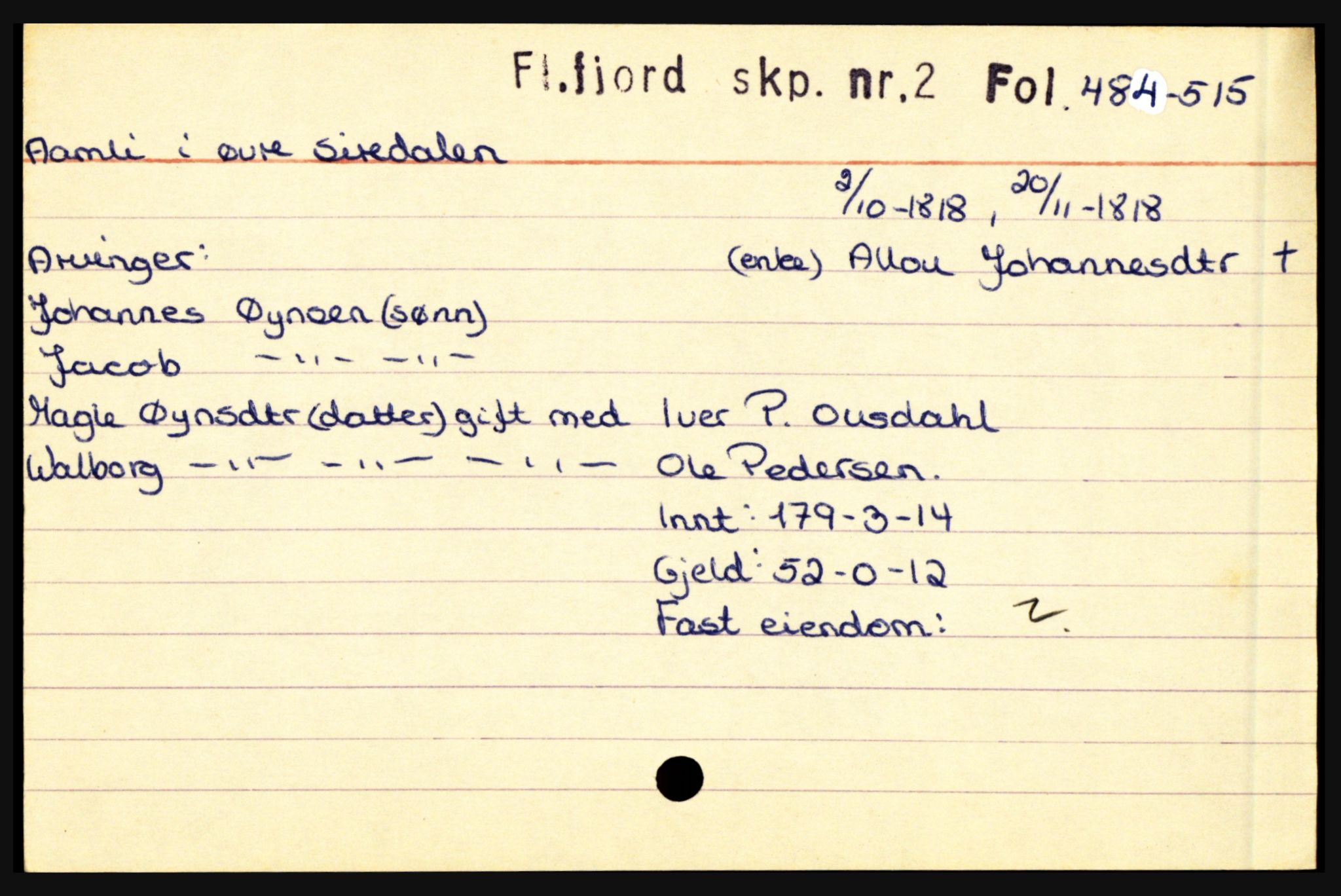 Flekkefjord sorenskriveri, AV/SAK-1221-0001/H, p. 1783