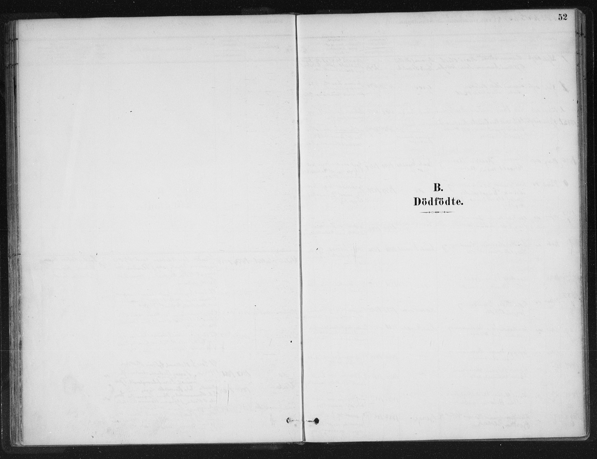 Sand sokneprestkontor, SAST/A-101848/01/III/L0005: Parish register (official) no. A 5, 1880-1898, p. 52