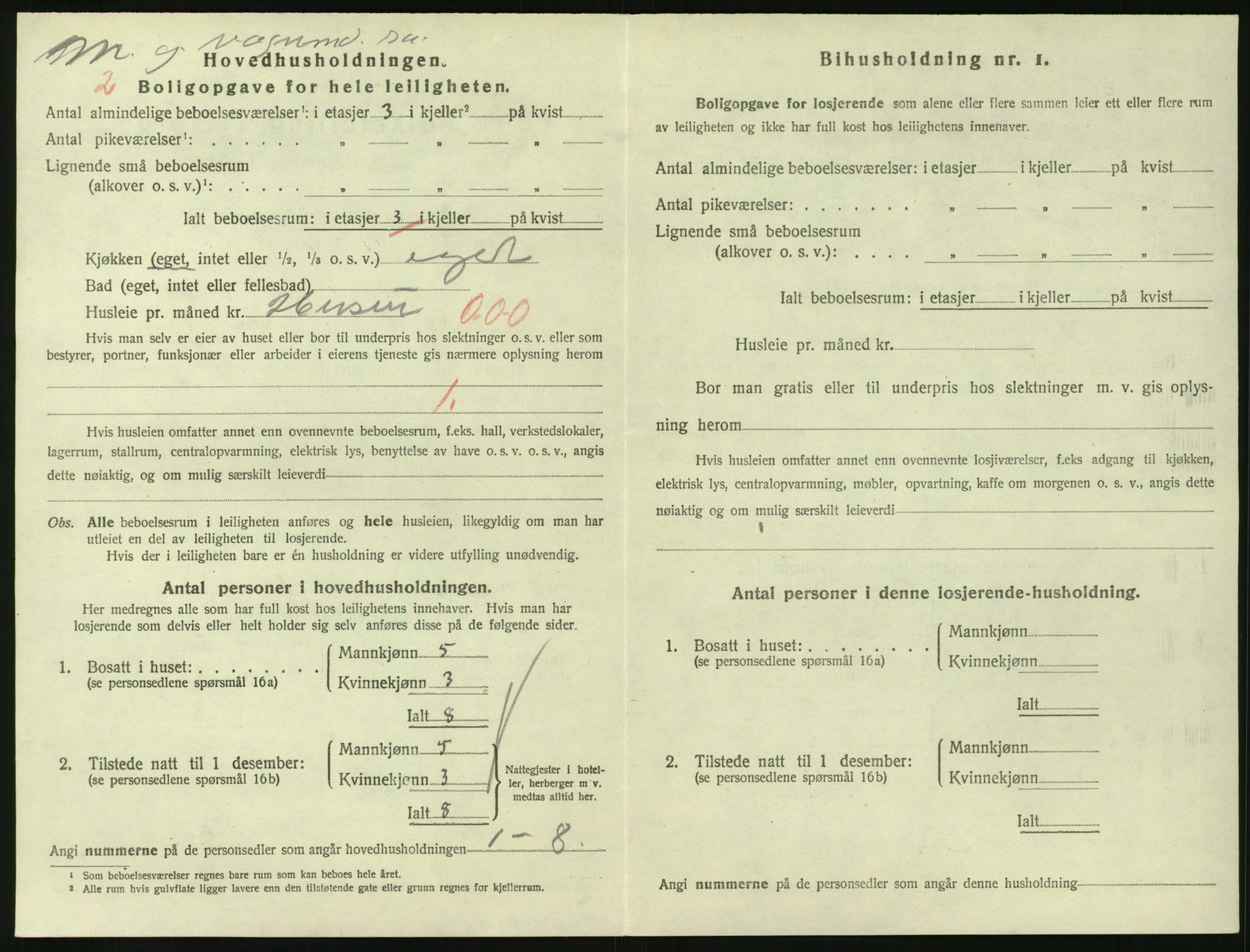 SAKO, 1920 census for Larvik, 1920, p. 3829