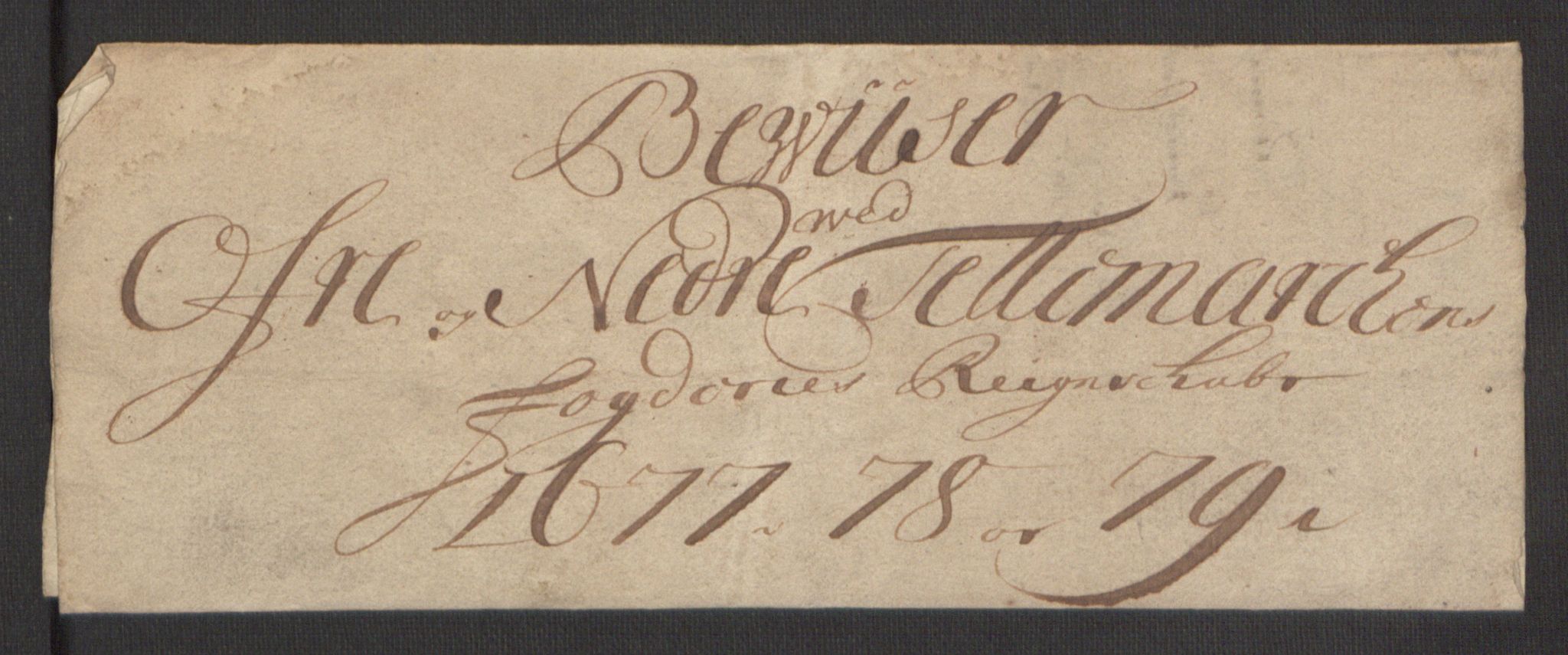 Rentekammeret inntil 1814, Reviderte regnskaper, Fogderegnskap, RA/EA-4092/R35/L2072: Fogderegnskap Øvre og Nedre Telemark, 1679, p. 3