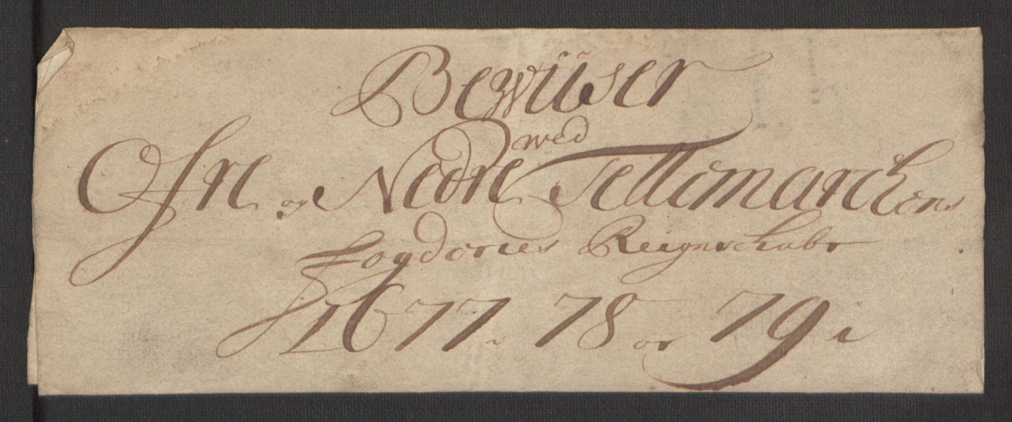 Rentekammeret inntil 1814, Reviderte regnskaper, Fogderegnskap, AV/RA-EA-4092/R35/L2072: Fogderegnskap Øvre og Nedre Telemark, 1679, p. 3