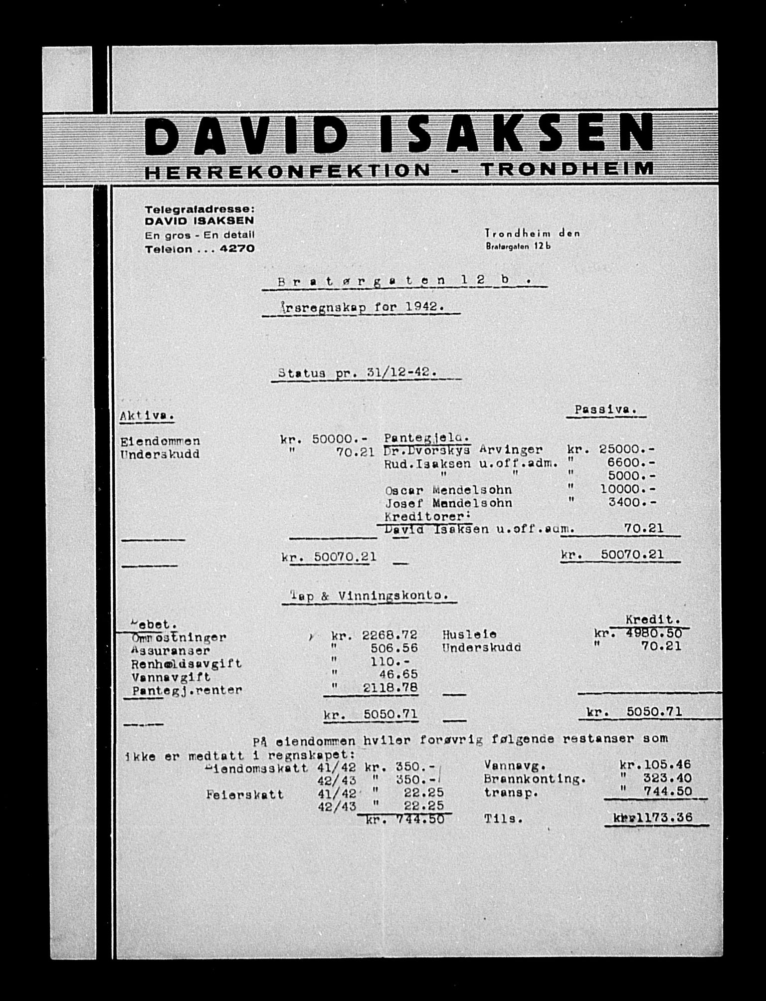 Justisdepartementet, Tilbakeføringskontoret for inndratte formuer, AV/RA-S-1564/H/Hc/Hca/L0893: --, 1945-1947, p. 77