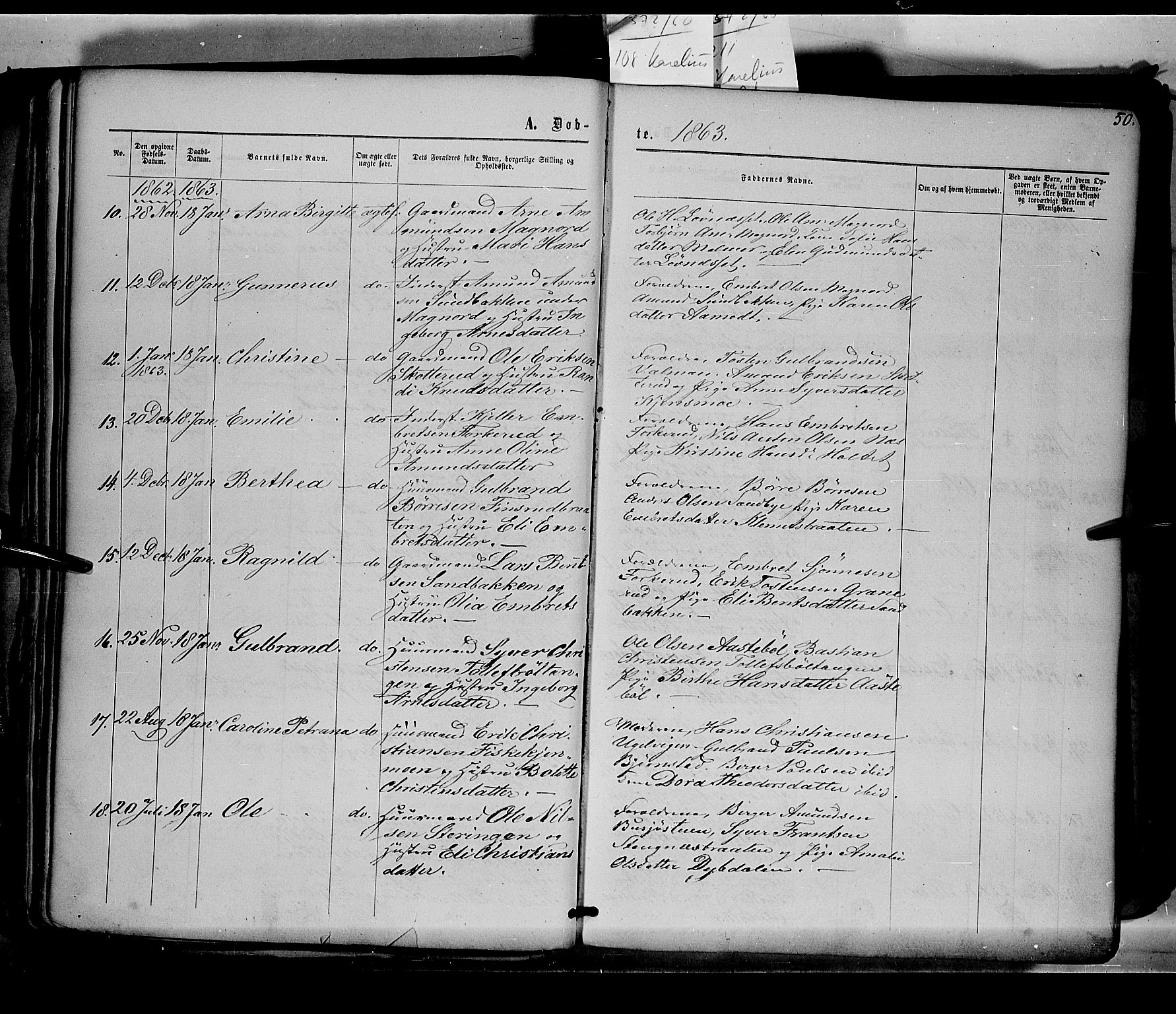 Eidskog prestekontor, SAH/PREST-026/H/Ha/Haa/L0001: Parish register (official) no. 1, 1860-1867, p. 50