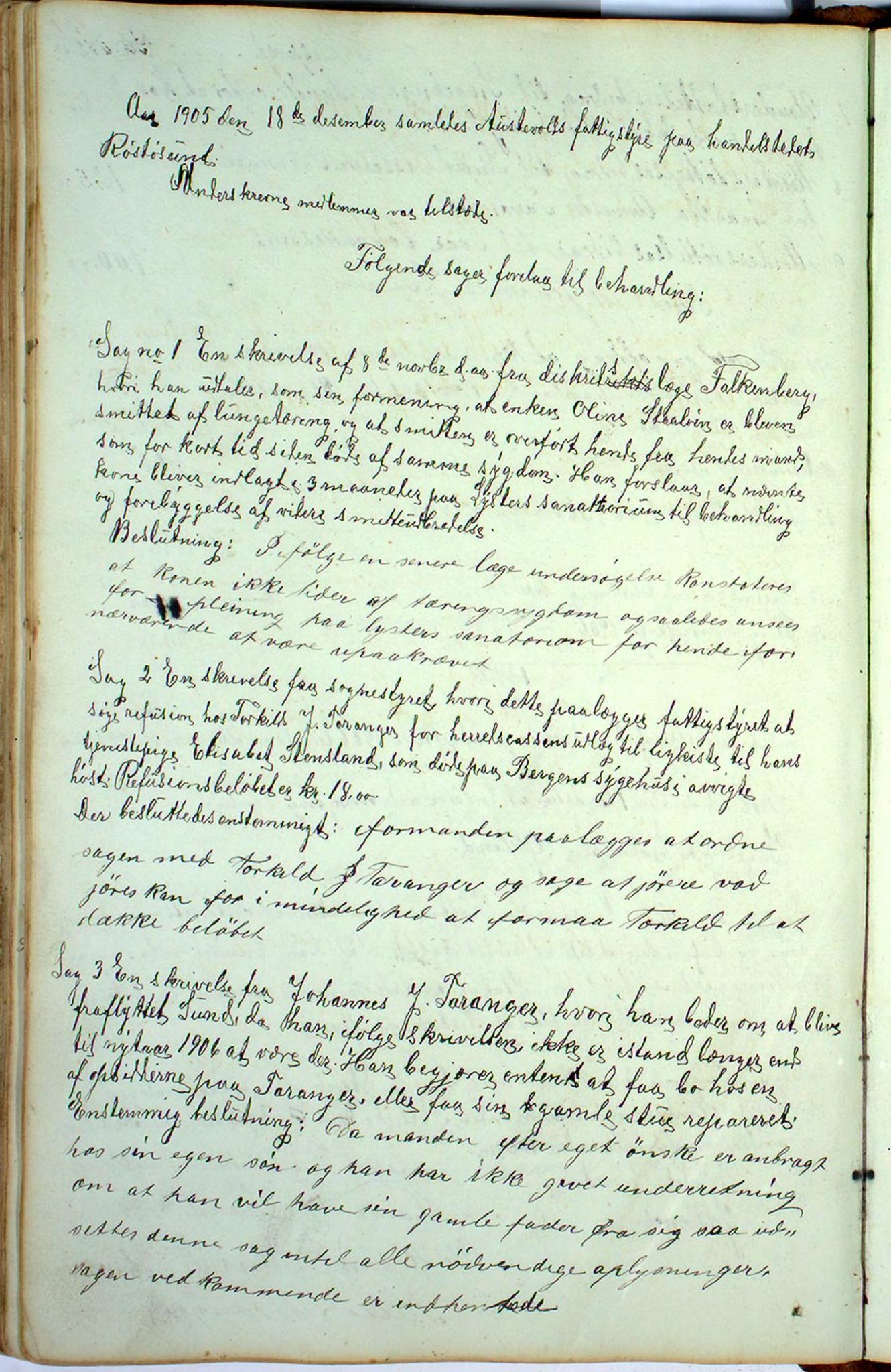 Austevoll kommune. Fattigstyret, IKAH/1244-311/A/Aa/L0001: Møtebok for Møgster fattigkommisjon og fattigstyre, 1846-1922, p. 150b