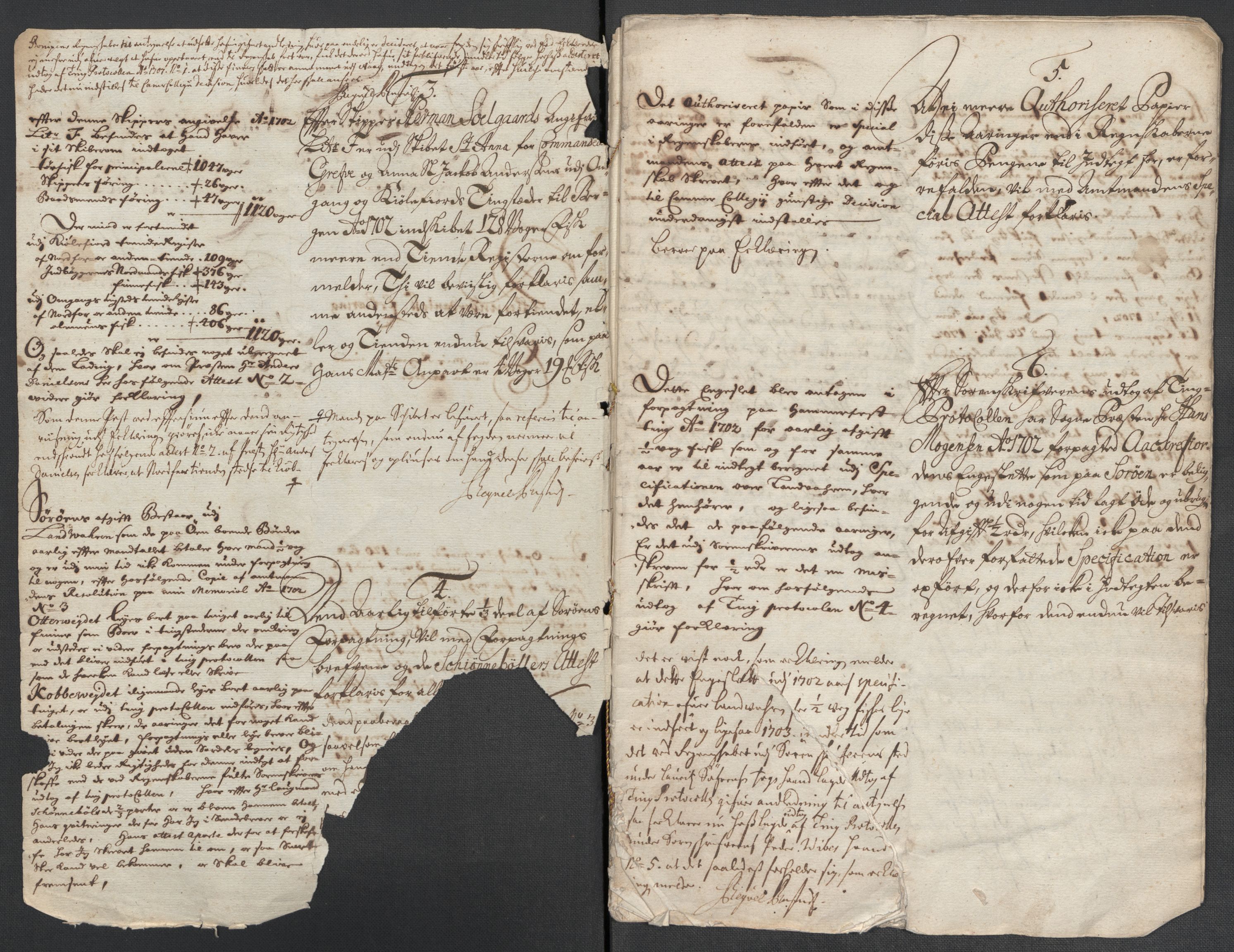 Rentekammeret inntil 1814, Reviderte regnskaper, Fogderegnskap, AV/RA-EA-4092/R69/L4852: Fogderegnskap Finnmark/Vardøhus, 1701-1704, p. 493