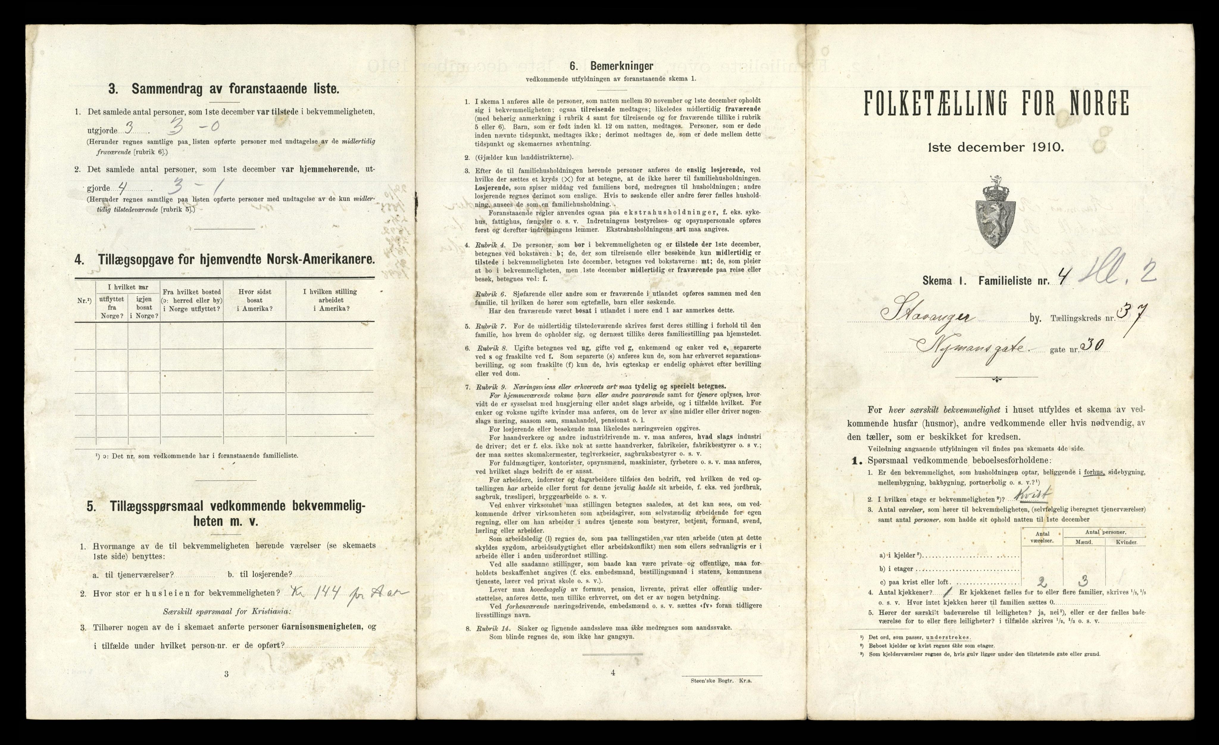 RA, 1910 census for Stavanger, 1910, p. 23894