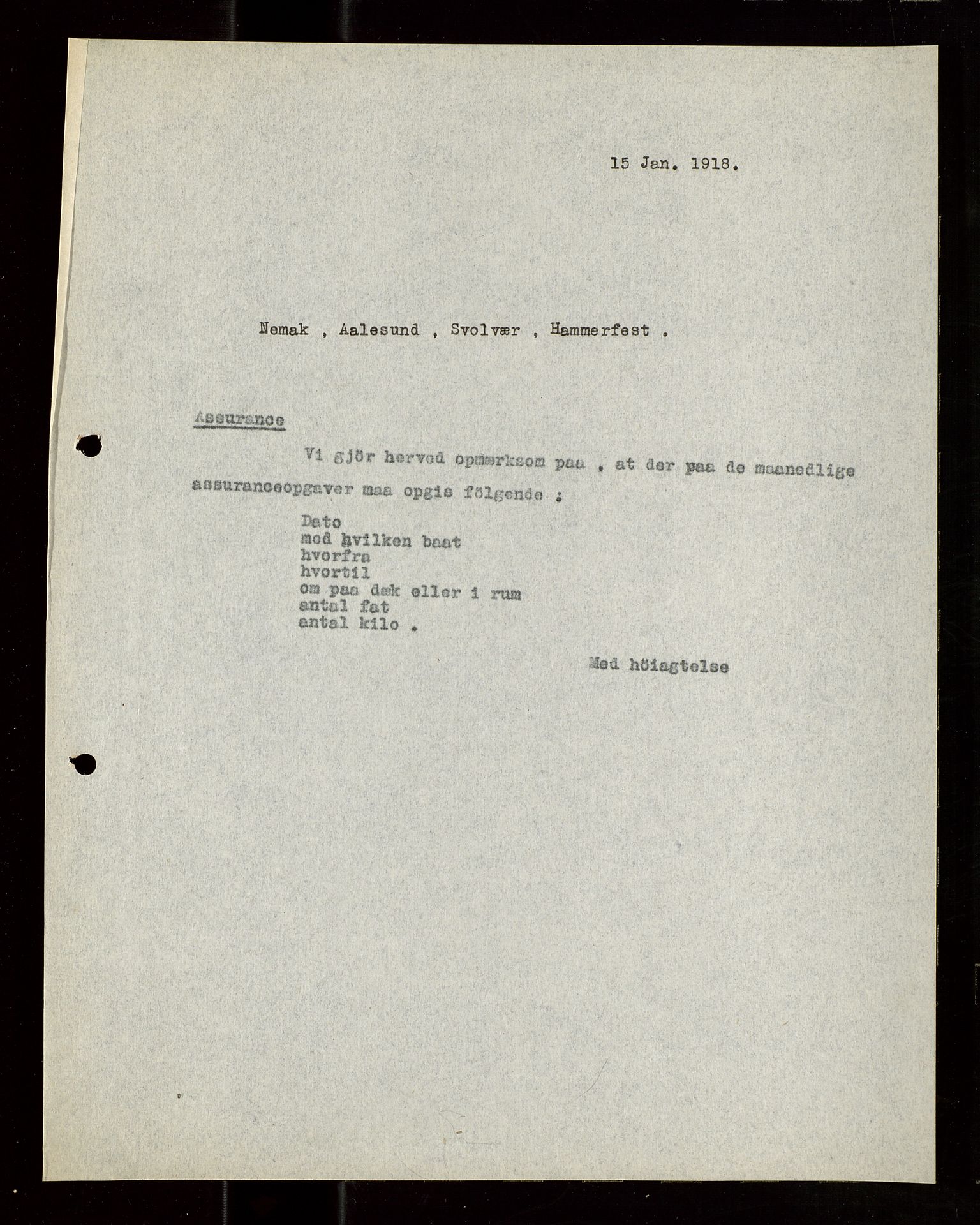 Pa 1521 - A/S Norske Shell, AV/SAST-A-101915/E/Ea/Eaa/L0021: Sjefskorrespondanse, 1918, p. 80