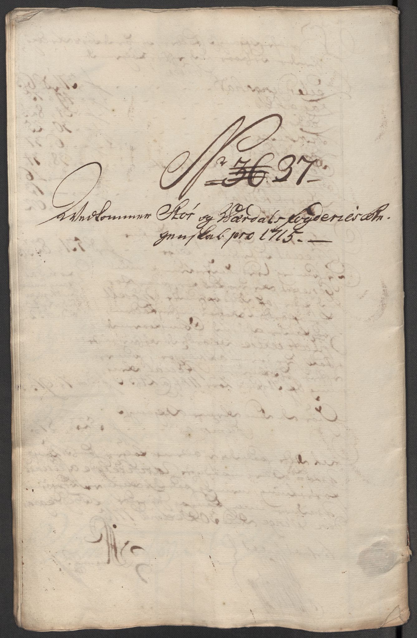 Rentekammeret inntil 1814, Reviderte regnskaper, Fogderegnskap, RA/EA-4092/R62/L4205: Fogderegnskap Stjørdal og Verdal, 1715, p. 295