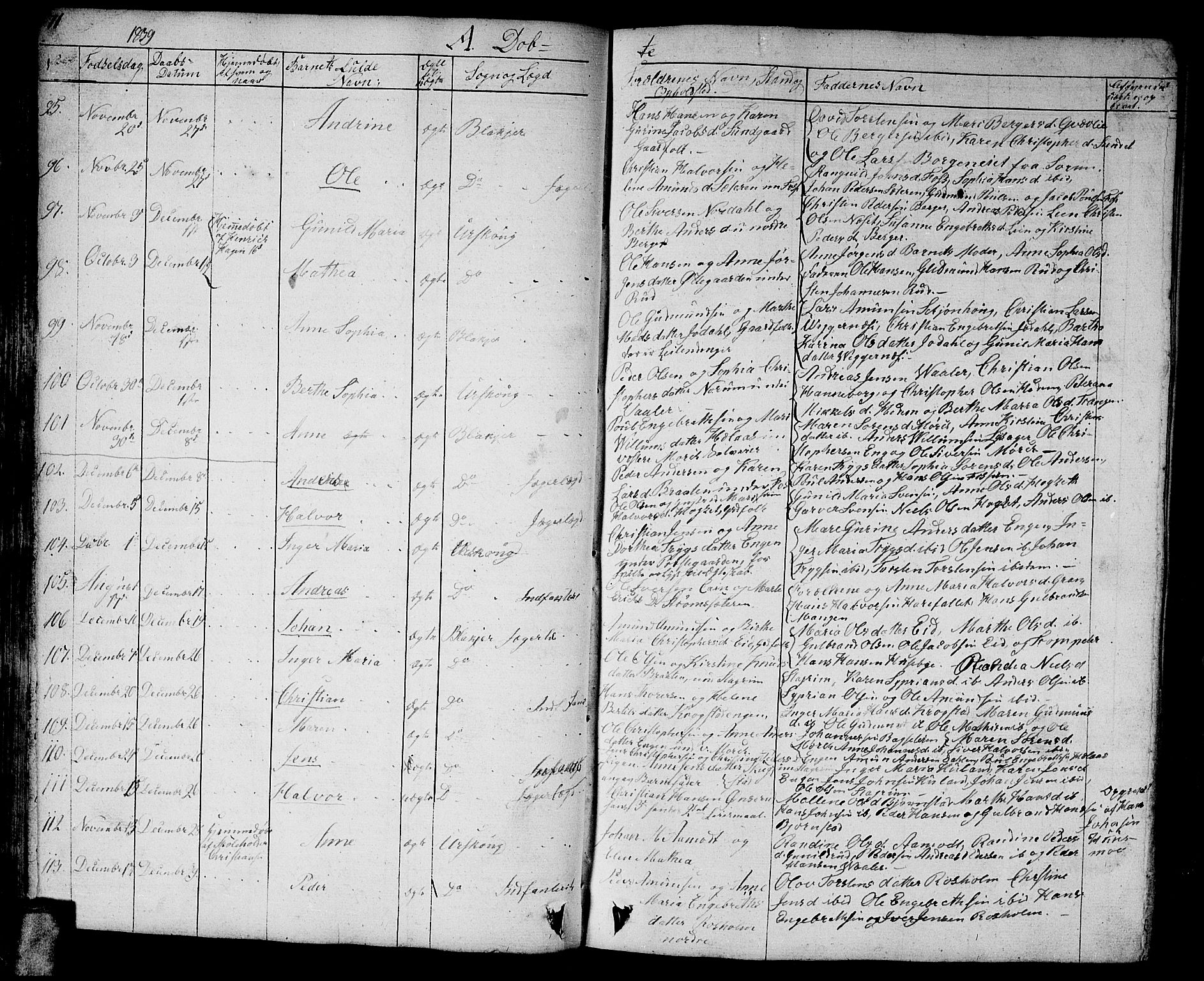 Aurskog prestekontor Kirkebøker, AV/SAO-A-10304a/G/Ga/L0002: Parish register (copy) no. I 2, 1829-1857, p. 71