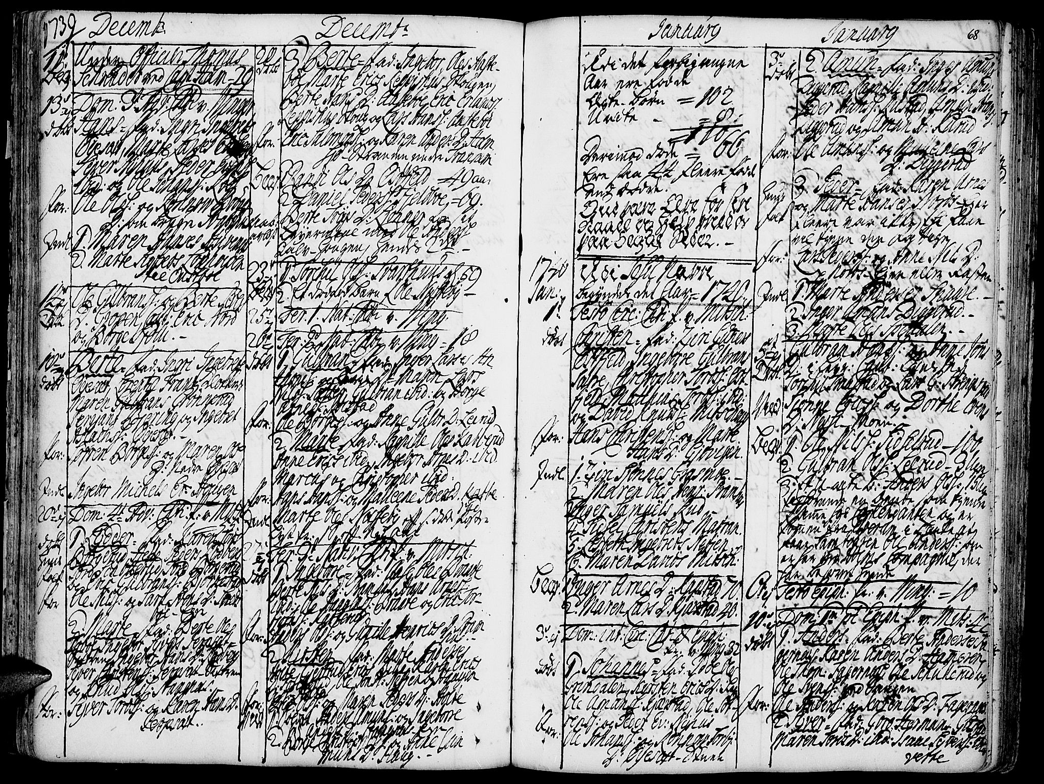 Vinger prestekontor, AV/SAH-PREST-024/H/Ha/Haa/L0002: Parish register (official) no. 2, 1730-1751, p. 68