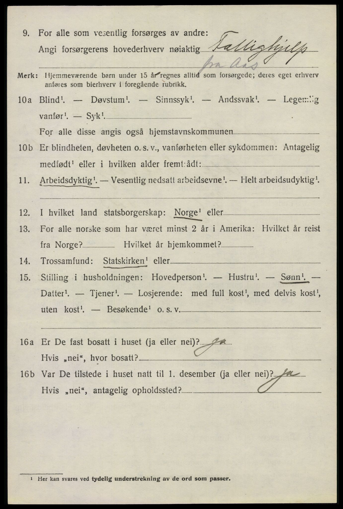 SAO, 1920 census for Moss land district, 1920, p. 8646