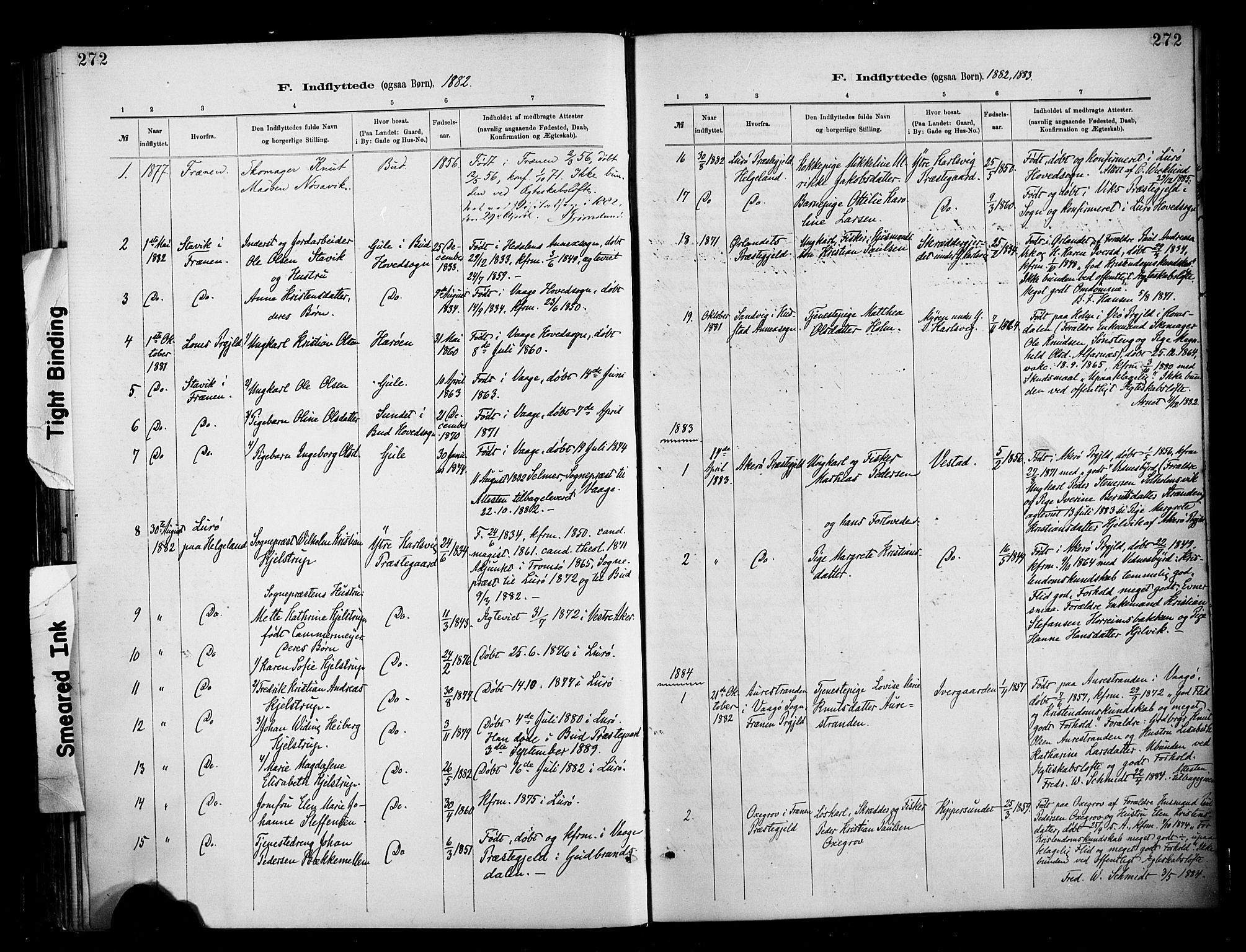 Ministerialprotokoller, klokkerbøker og fødselsregistre - Møre og Romsdal, SAT/A-1454/566/L0769: Parish register (official) no. 566A08, 1881-1903, p. 272