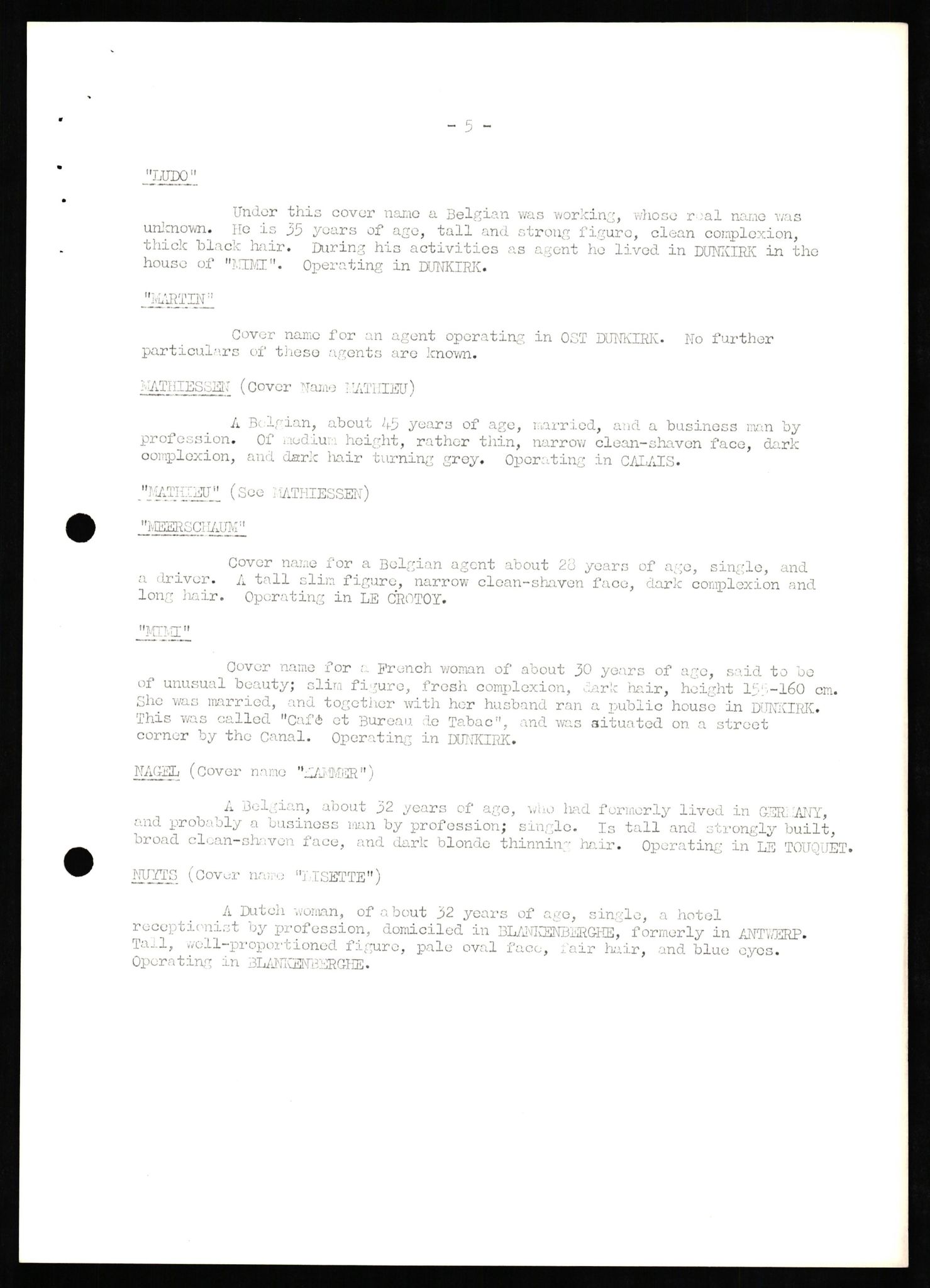 Forsvaret, Forsvarets overkommando II, AV/RA-RAFA-3915/D/Db/L0021: CI Questionaires. Tyske okkupasjonsstyrker i Norge. Tyskere., 1945-1946, p. 33