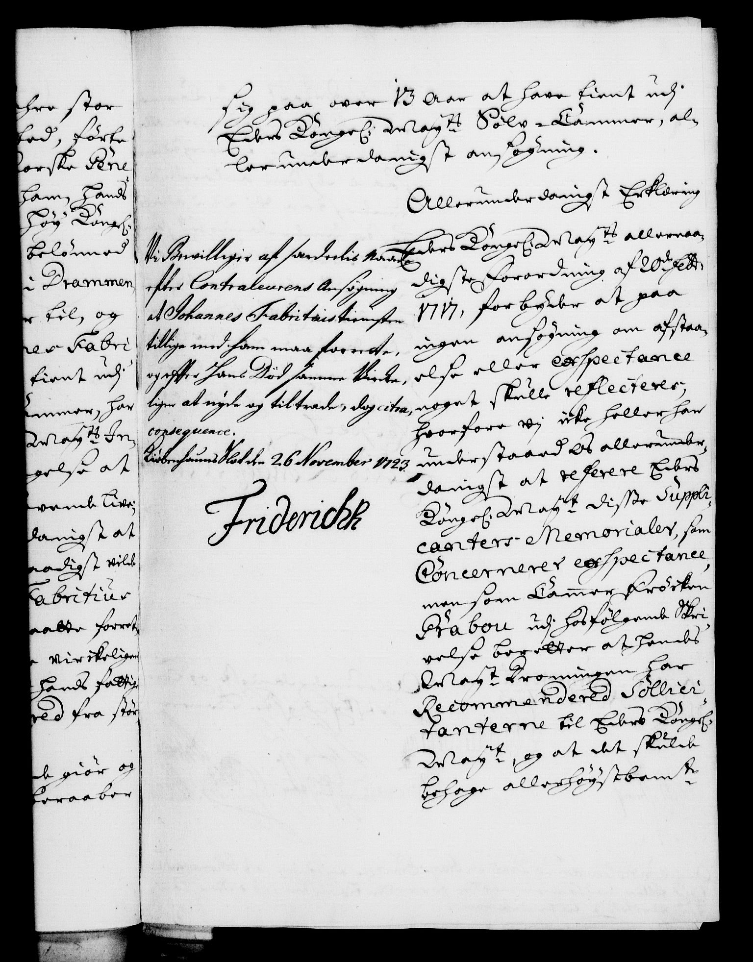 Rentekammeret, Kammerkanselliet, RA/EA-3111/G/Gf/Gfa/L0006: Norsk relasjons- og resolusjonsprotokoll (merket RK 52.6), 1723, p. 1309